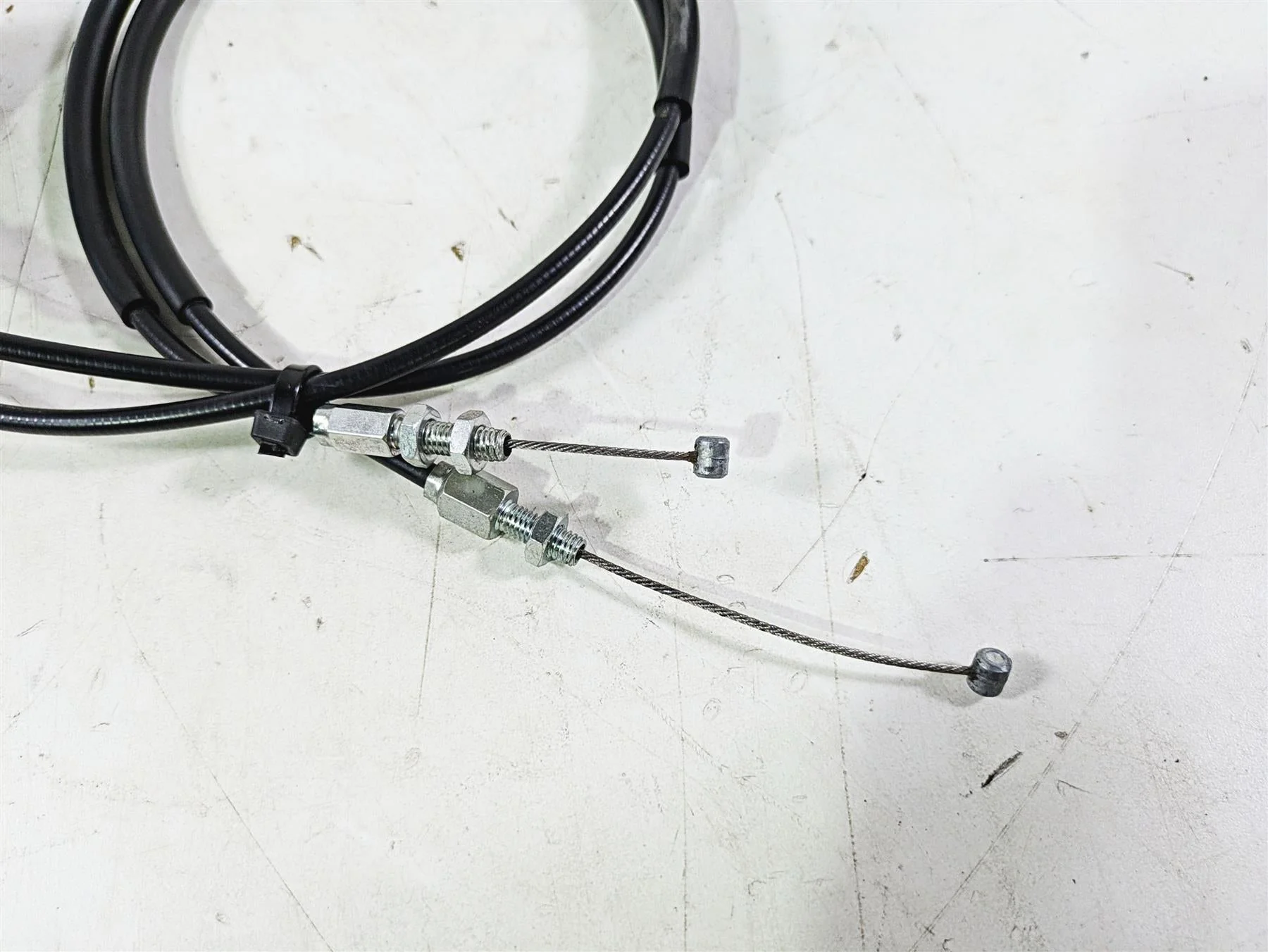 2008 Honda CBR1000RR SC59 Right Hand Throttle Grip & Cables Set 53140-MCF-305 - Image 11
