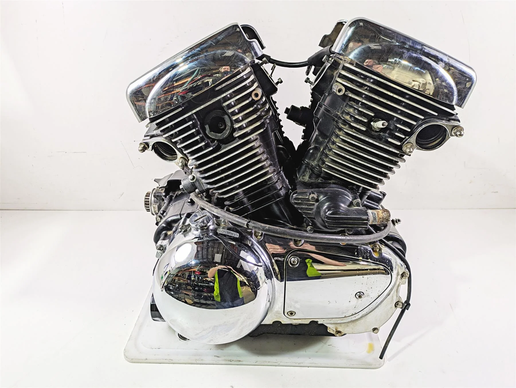 2008 Kawasaki VN1600 Vulcan Nomad Running Engine Motor 29k - Video 14001-5394 - Image 4