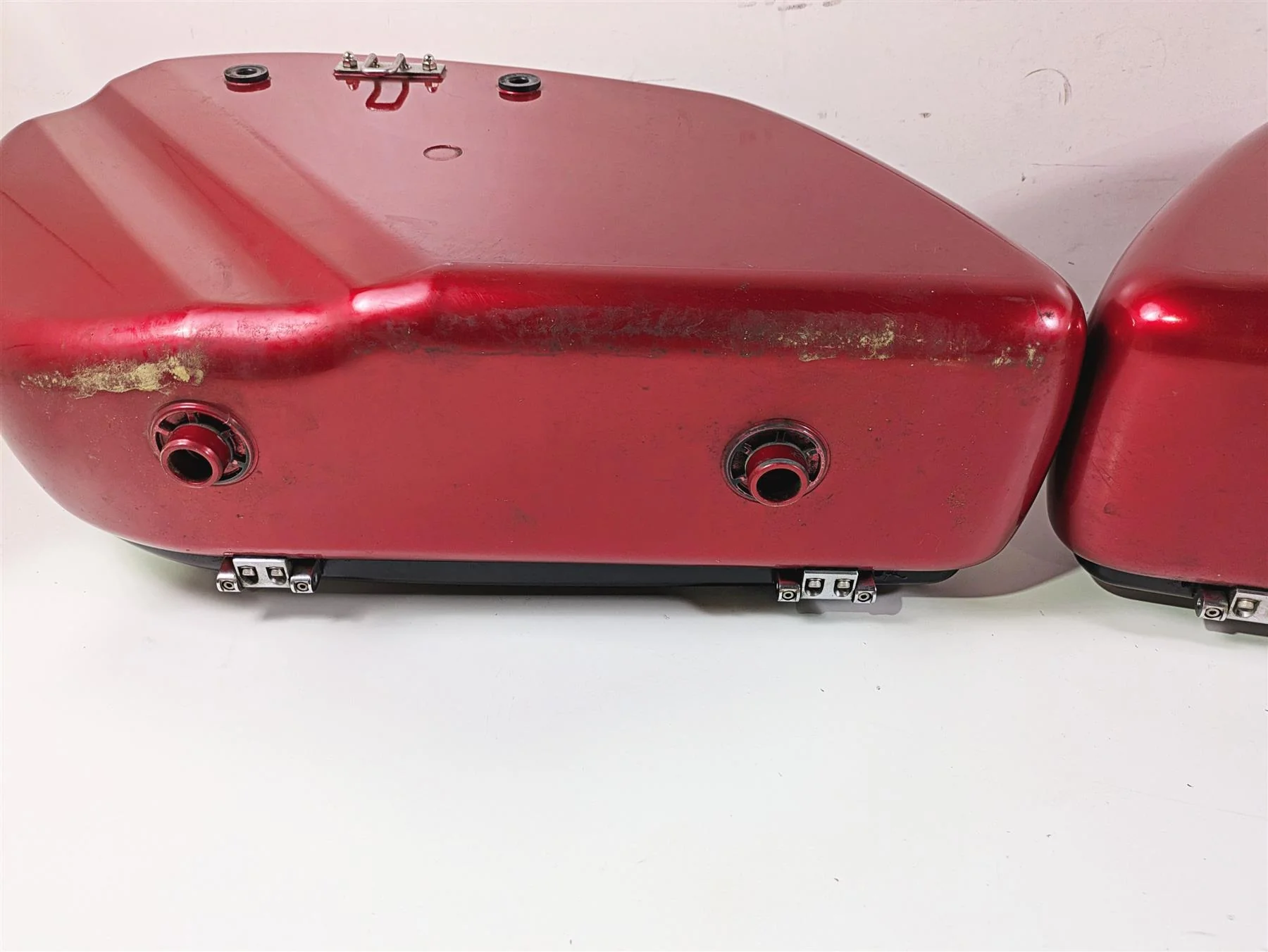 2008 Kawasaki VN1600 Vulcan Nomad Saddlebag Saddle Bag Set 14041-1130-17K - Image 8