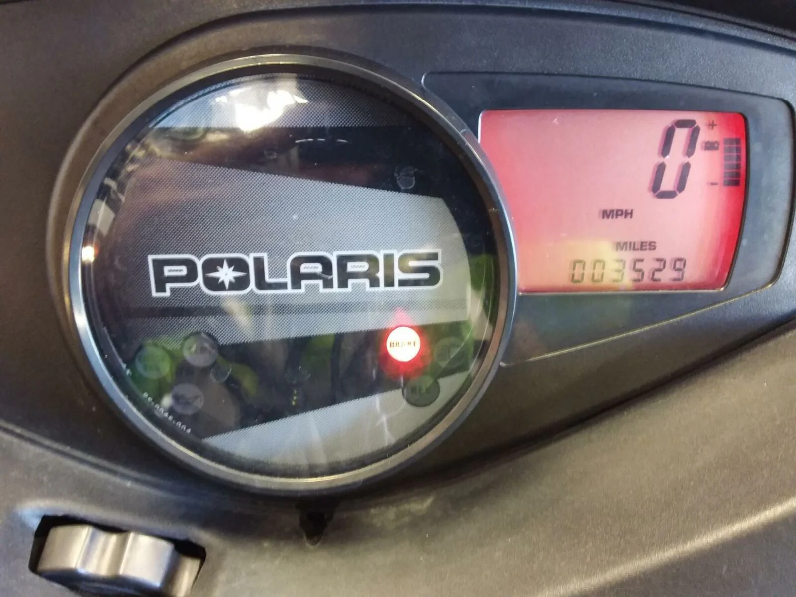 2008 Polaris RMK 700 155" Gauges Speedometer Instrument Cluster 3K 2410804 - Image 2