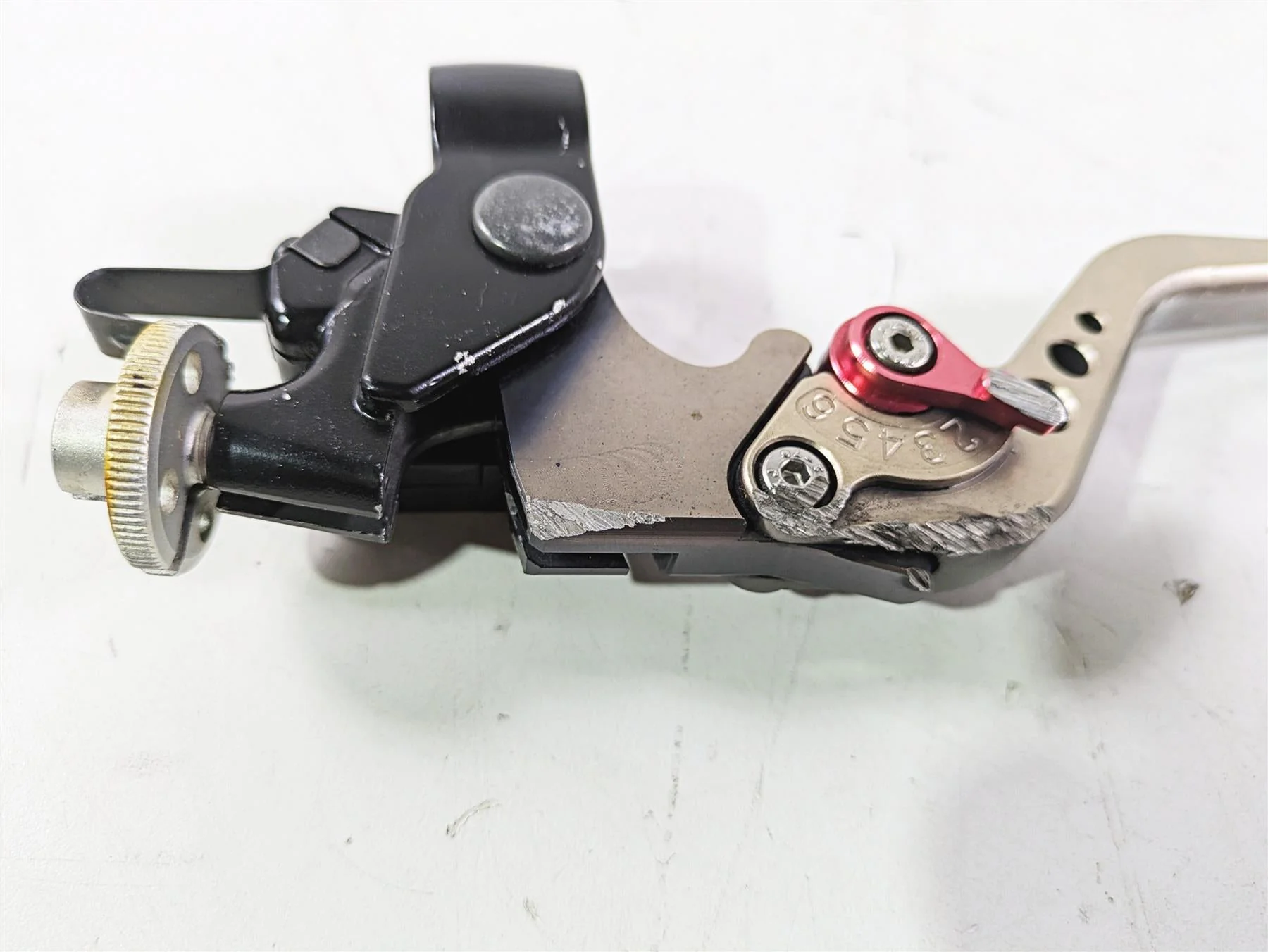 2008 Suzuki GSXR600 Clutch Perch & Both Aftermarket Adjustable Short Levers - Image 3