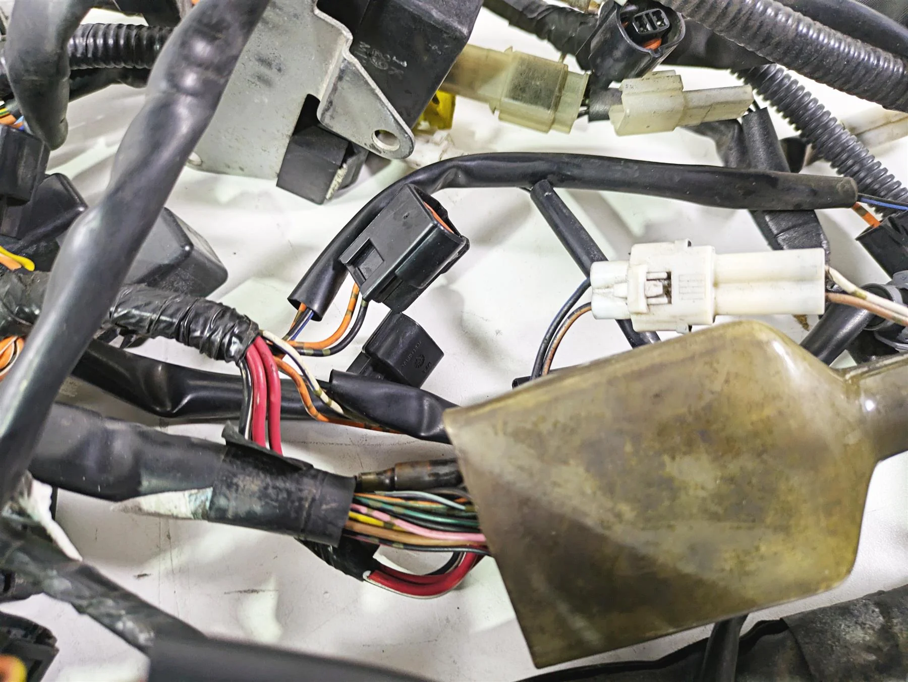 2008 Suzuki GSXR600 Main & Front Wiring Harness Loom No Cuts 36610-37H31 - Image 8