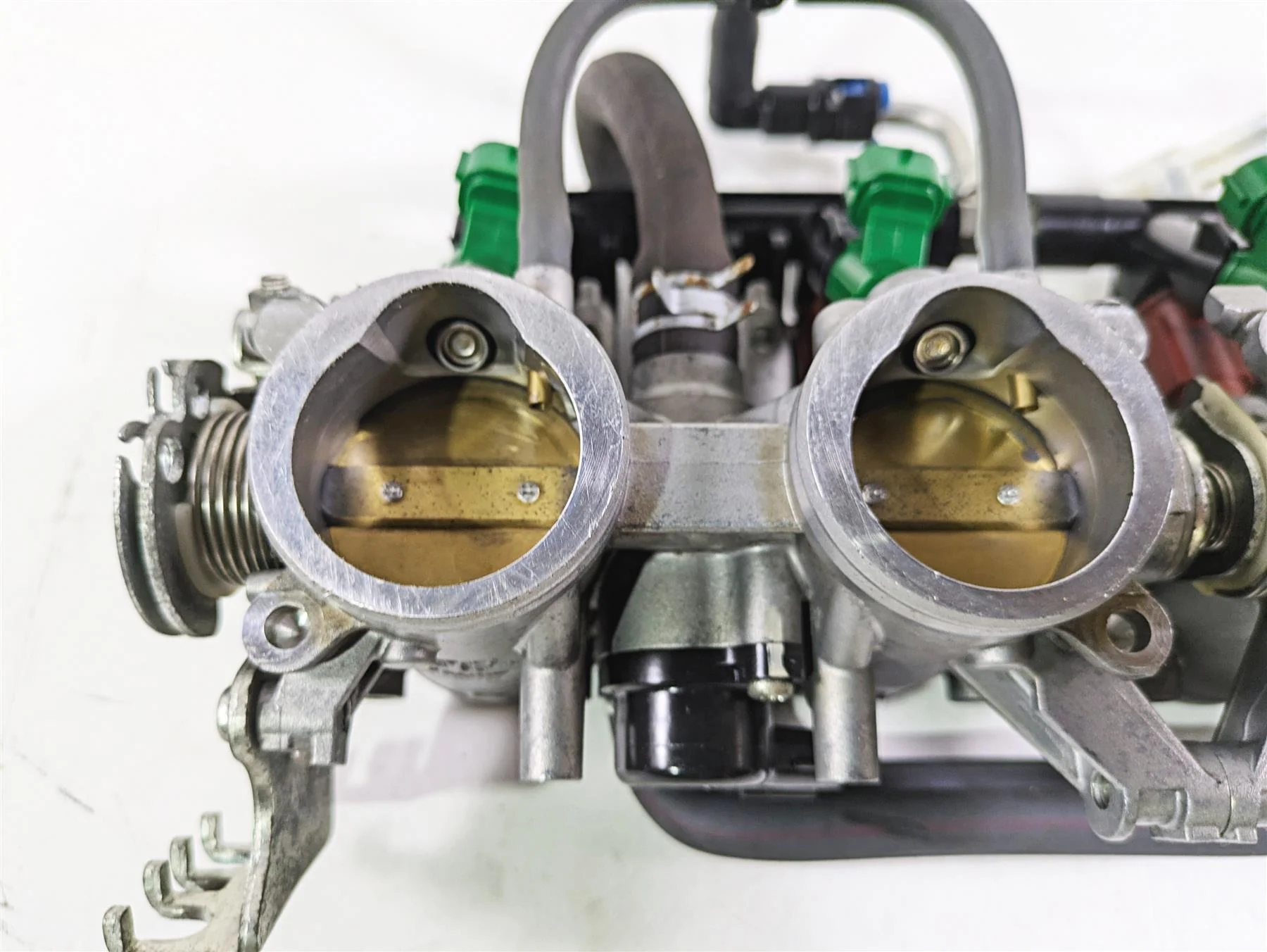2008 Suzuki GSXR600 Mikuni Throttle Bodies Body Set 14K Tested 3406-37H01 - Image 10