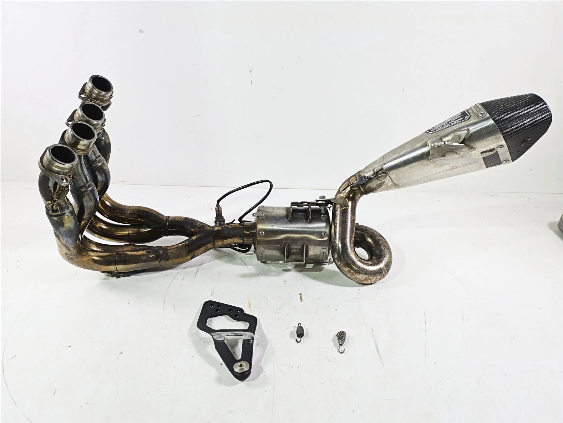 2008 Suzuki GSXR600 Yoshimura Full Header Muffler Exhaust System Set R55 R-55 - Image 2