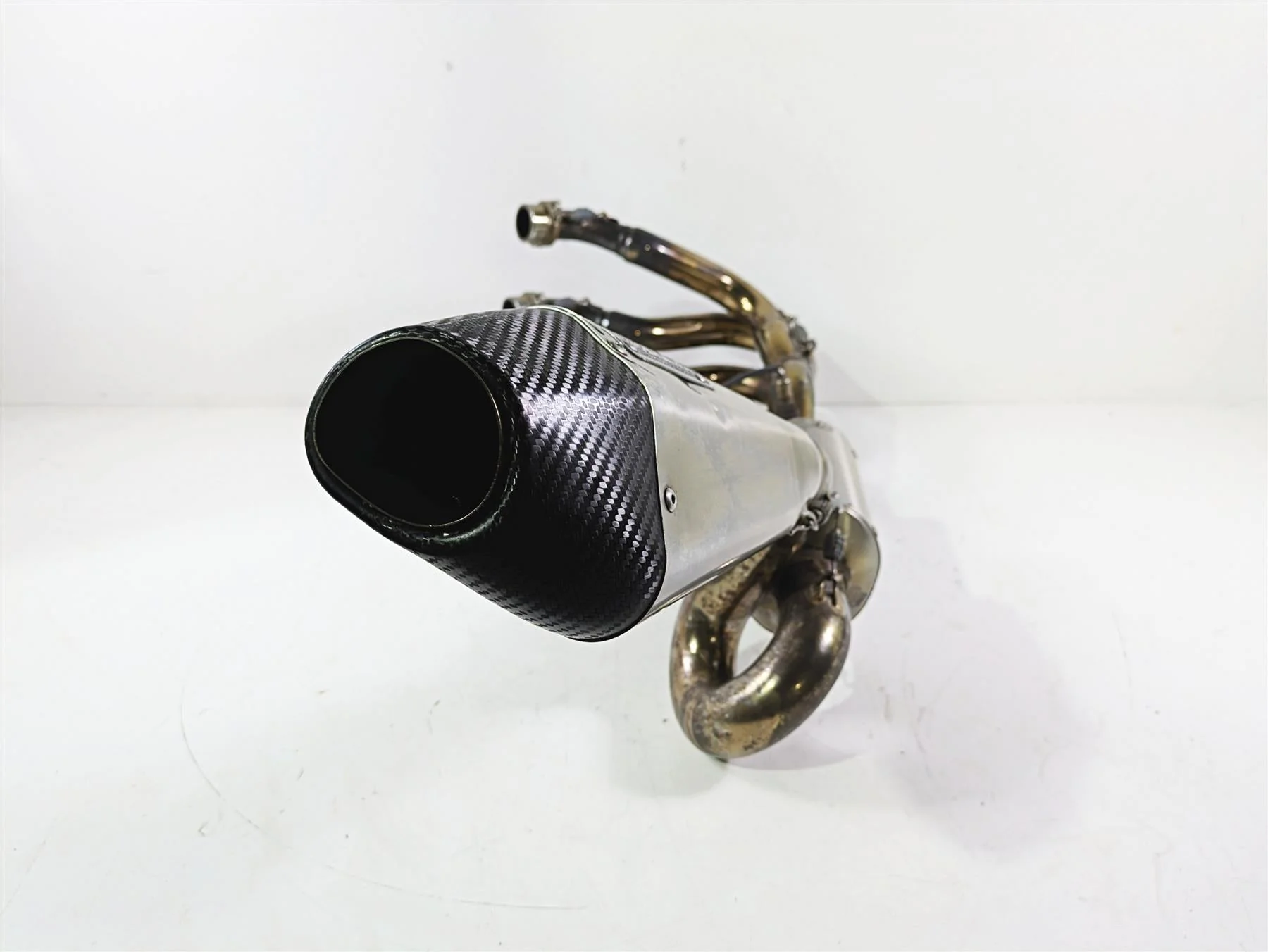 2008 Suzuki GSXR600 Yoshimura Full Header Muffler Exhaust System Set R55 R-55 - Image 3