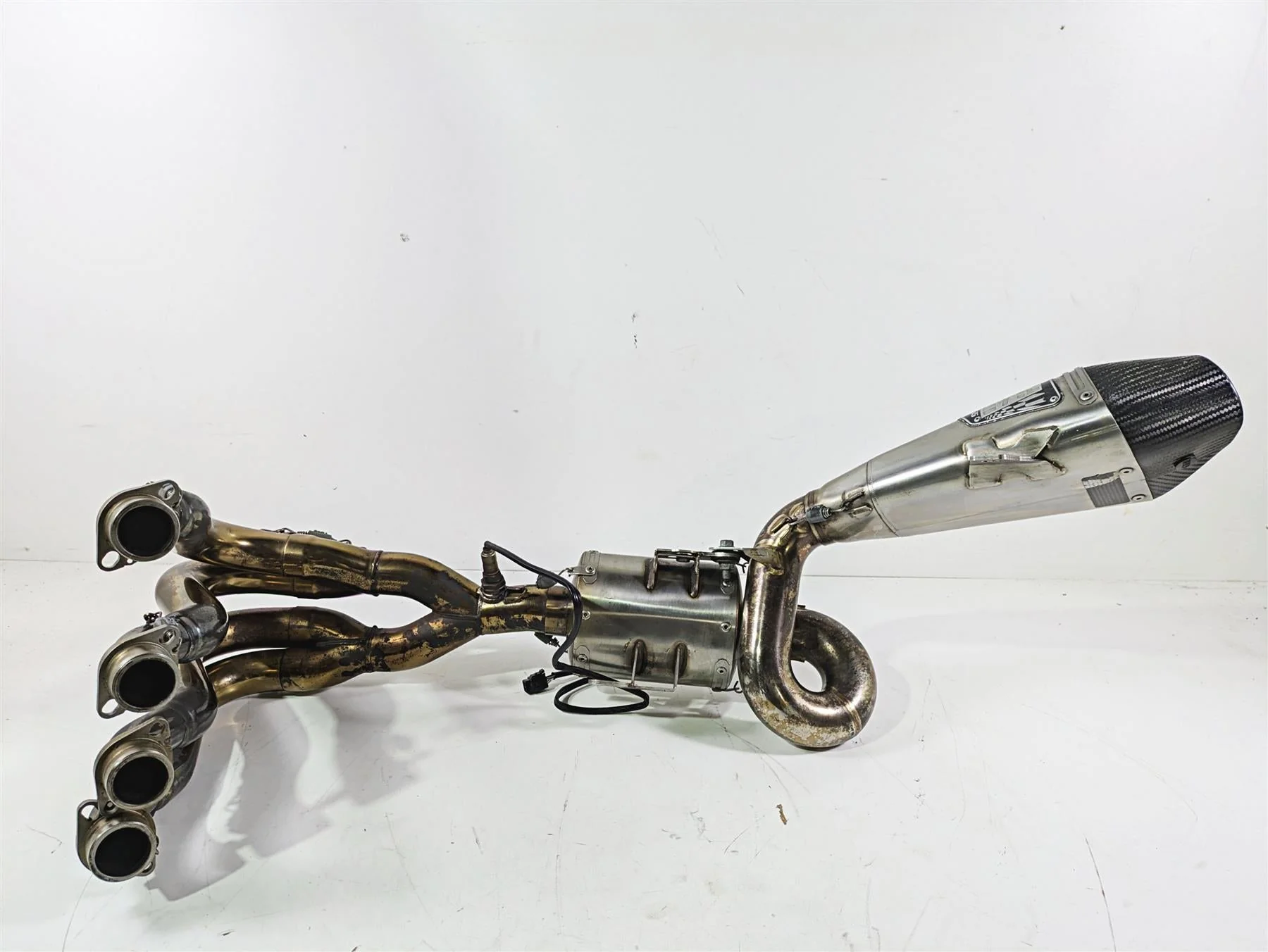 2008 Suzuki GSXR600 Yoshimura Full Header Muffler Exhaust System Set R55 R-55 - Image 6
