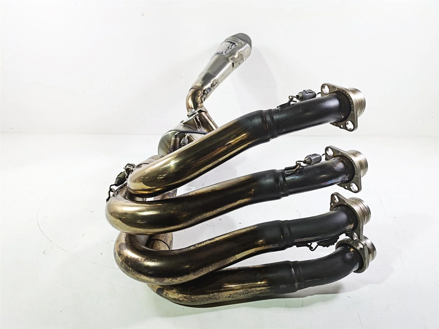 2008 Suzuki GSXR600 Yoshimura Full Header Muffler Exhaust System Set R55 R-55 - Image 7