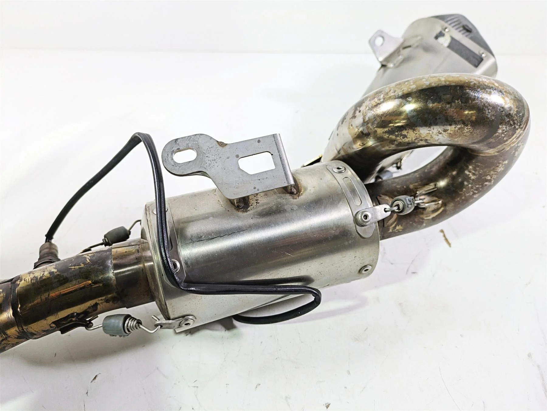 2008 Suzuki GSXR600 Yoshimura Full Header Muffler Exhaust System Set R55 R-55 - Image 9