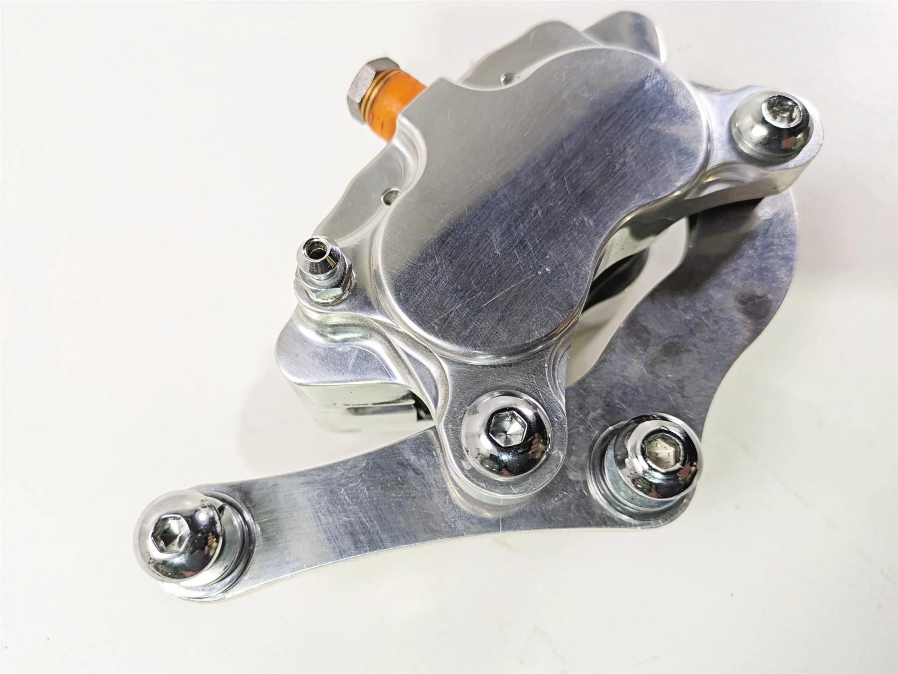 2008 Ultima Motorcycles Fat Bastard 4 Piston Front Brake Caliper & Mount - Image 12