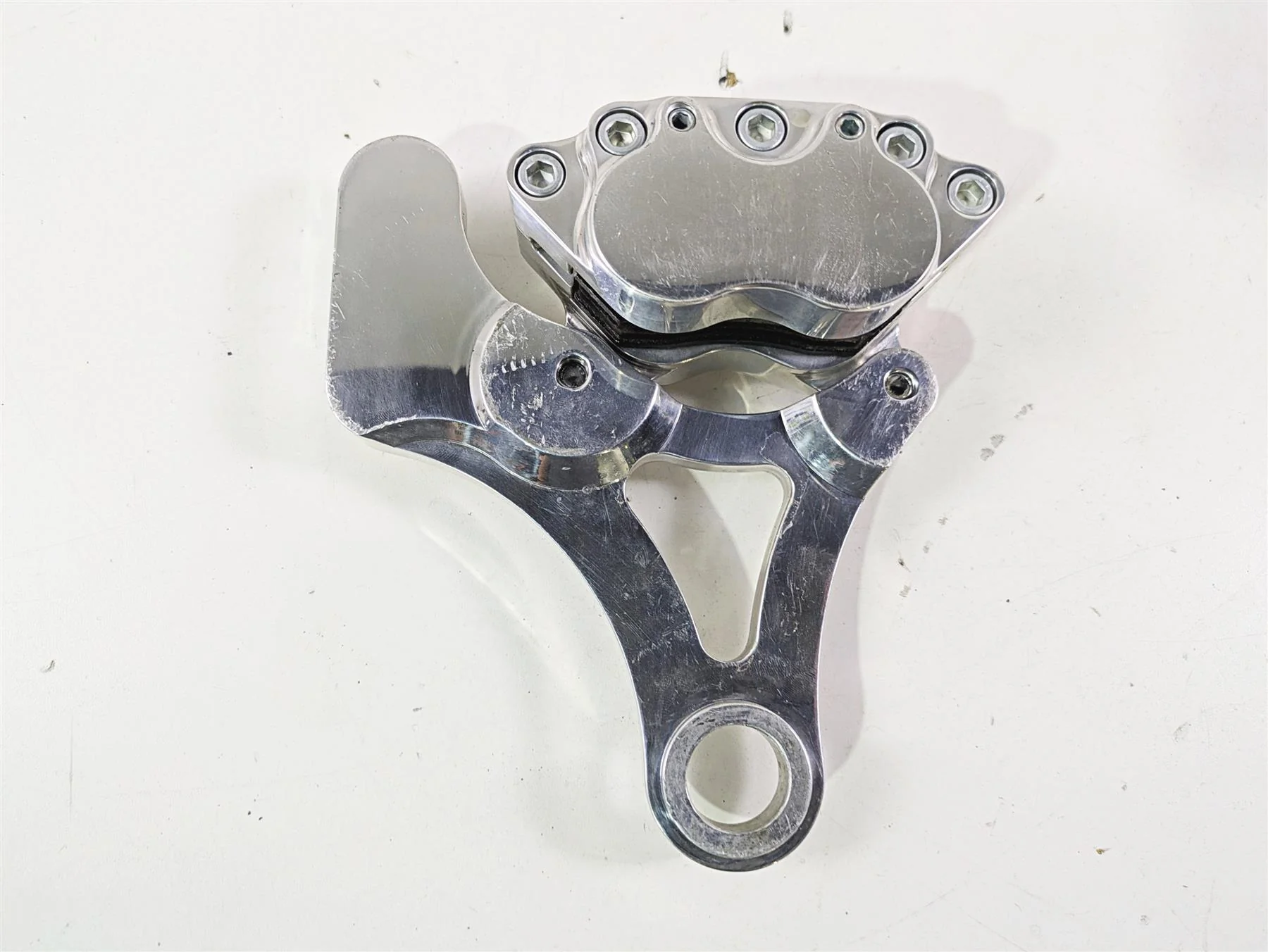 2008 Ultima Motorcycles Fat Bastard 4 Piston Rear Brake Caliper & Mount - Image 6