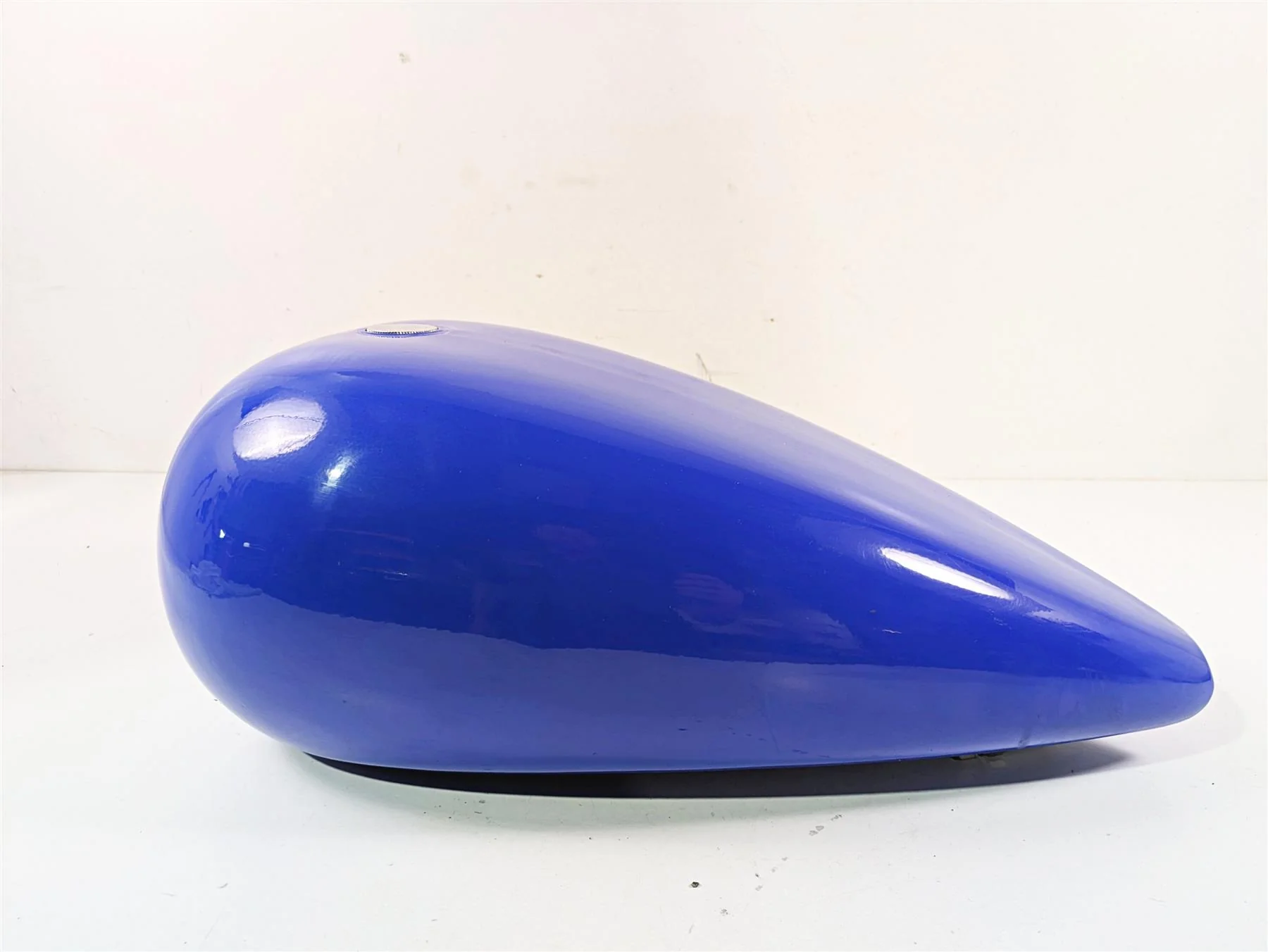 2008 Ultima Motorcycles Fat Bastard Blue Fuel Gas Petrol Tank & Petcock - Image 6