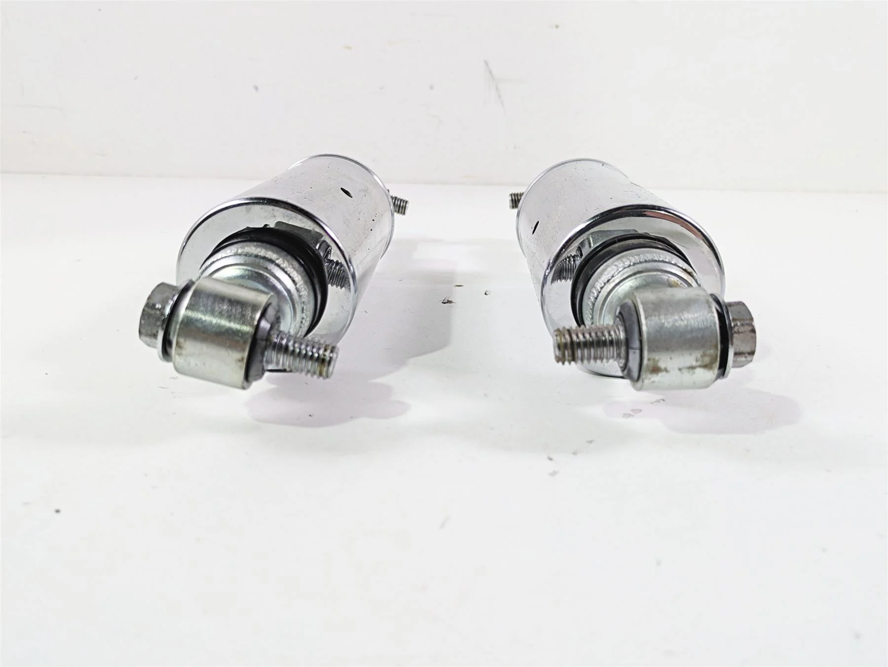 2008 Ultima Motorcycles Fat Bastard Chrome Adjustable Rear Shock Damper Set - Image 5