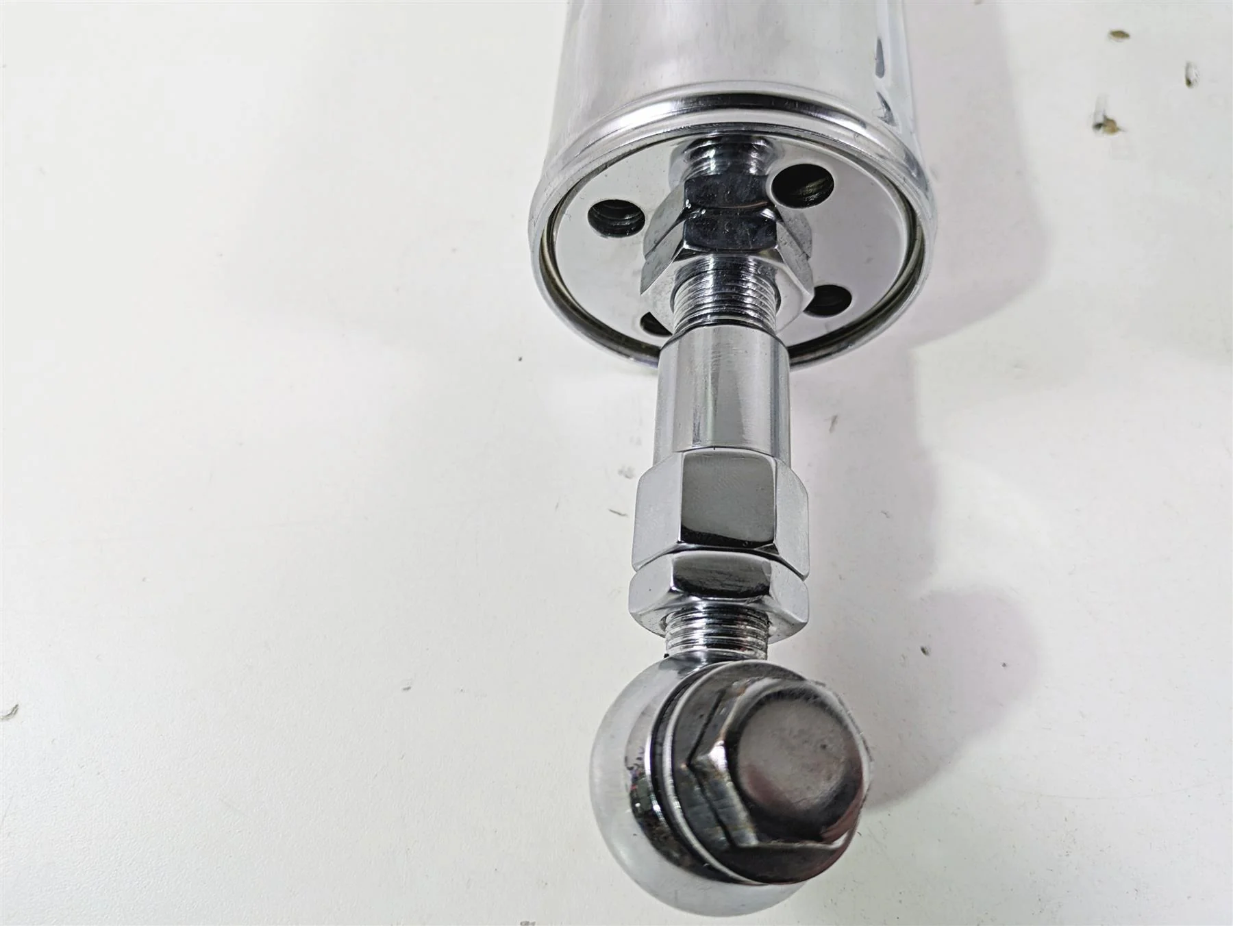 2008 Ultima Motorcycles Fat Bastard Chrome Adjustable Rear Shock Damper Set - Image 8