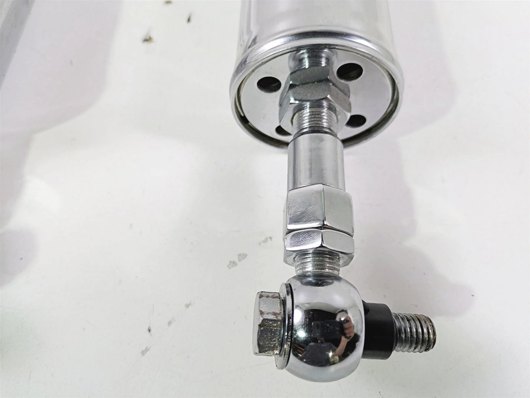2008 Ultima Motorcycles Fat Bastard Chrome Adjustable Rear Shock Damper Set - Image 9