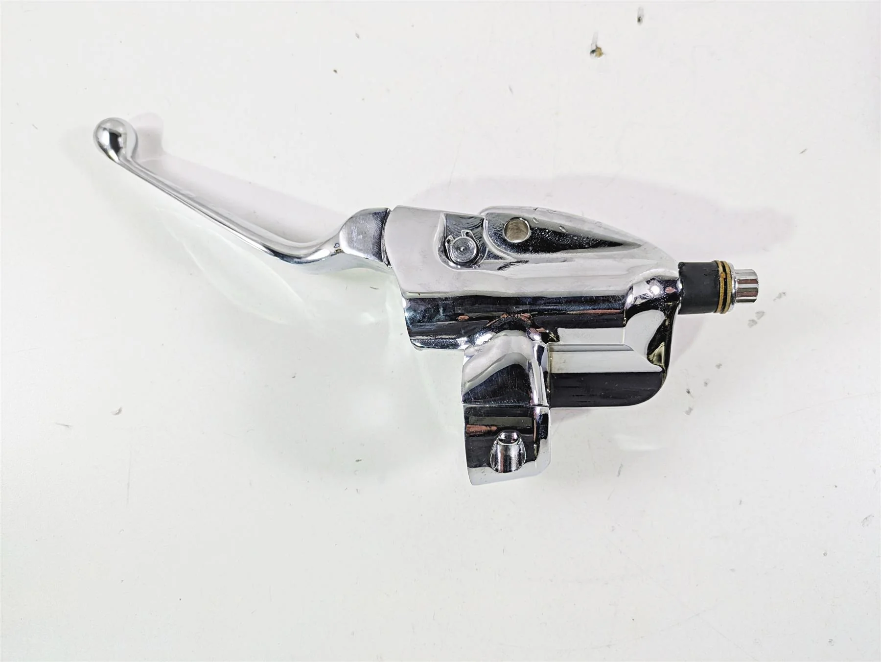 2008 Ultima Motorcycles Fat Bastard Front Master Cylinder & Lever in Chrome - Image 3