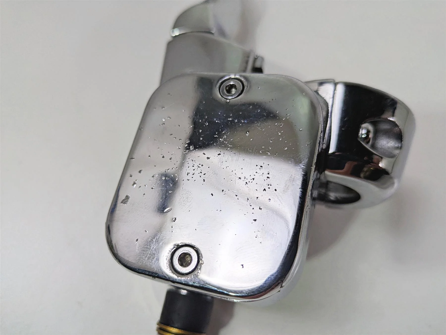 2008 Ultima Motorcycles Fat Bastard Front Master Cylinder & Lever in Chrome - Image 8