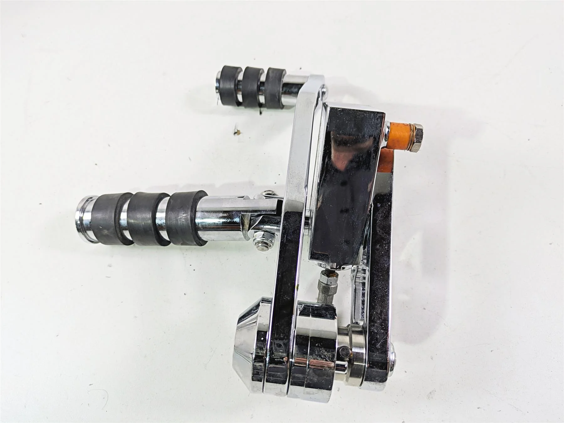 2008 Ultima Motorcycles Fat Bastard Left Right Forward Foot Control Peg Set - Image 10