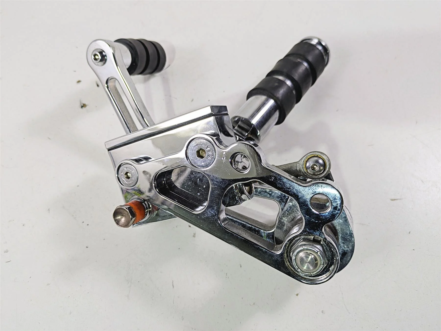 2008 Ultima Motorcycles Fat Bastard Left Right Forward Foot Control Peg Set - Image 8