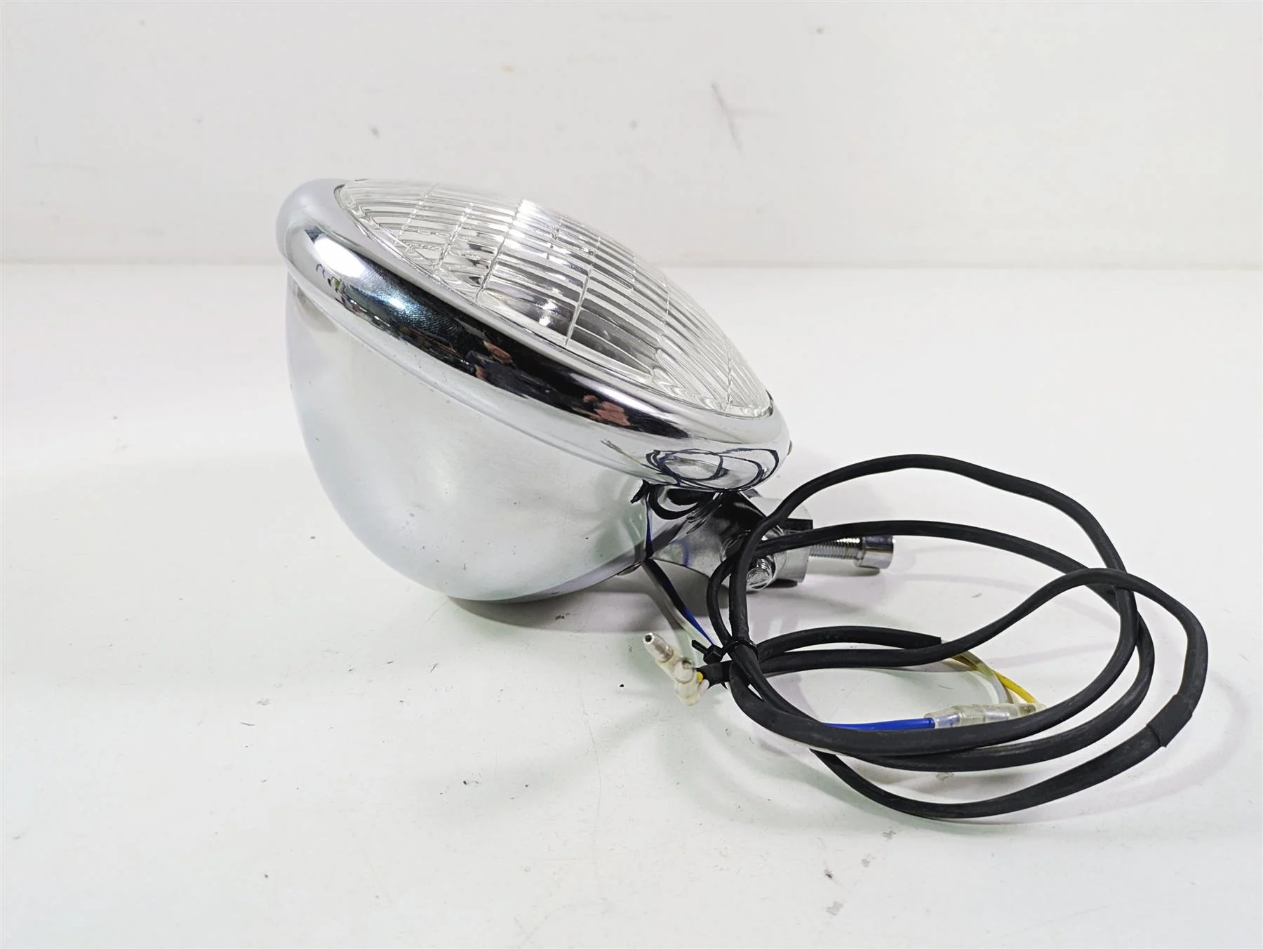 2008 Ultima Motorcycles Fat Bastard Round Chrome Headlight & Mount - Image 7
