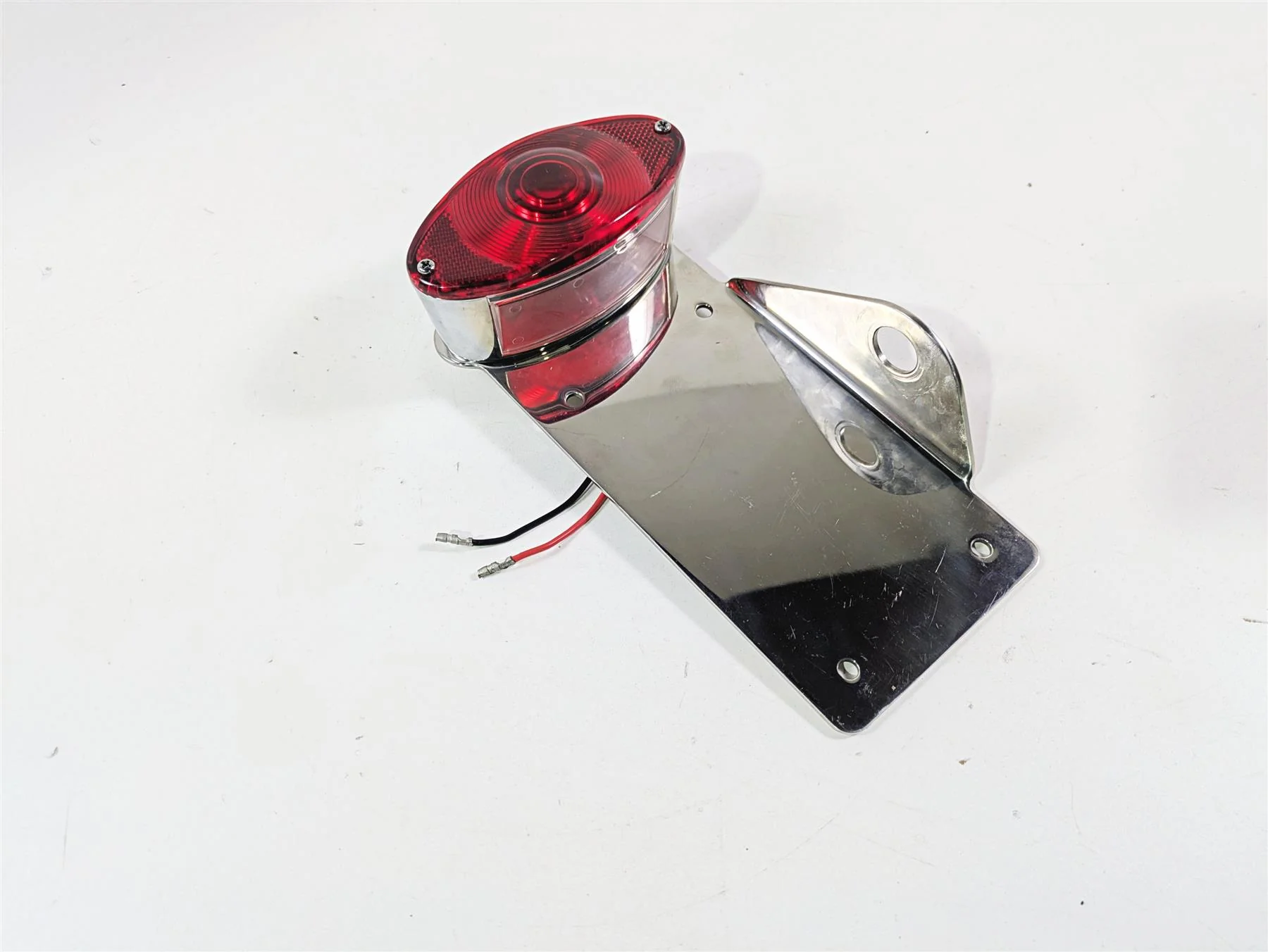 2008 Ultima Motorcycles Fat Bastard Side Chrome Plate Holder & Taillight Set