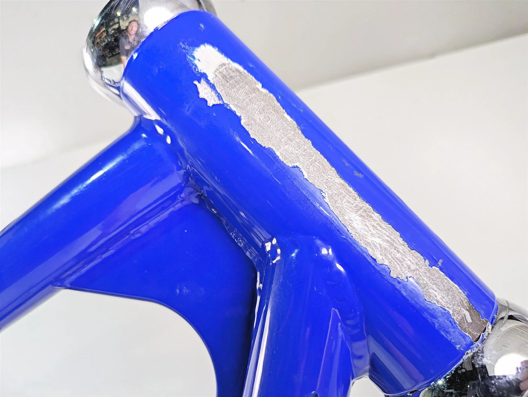 2008 Ultima Motorcycles Fat Bastard Straight Blue Main Frame Swingarm Set With Manufacturers Statement Of Origin - Image 2