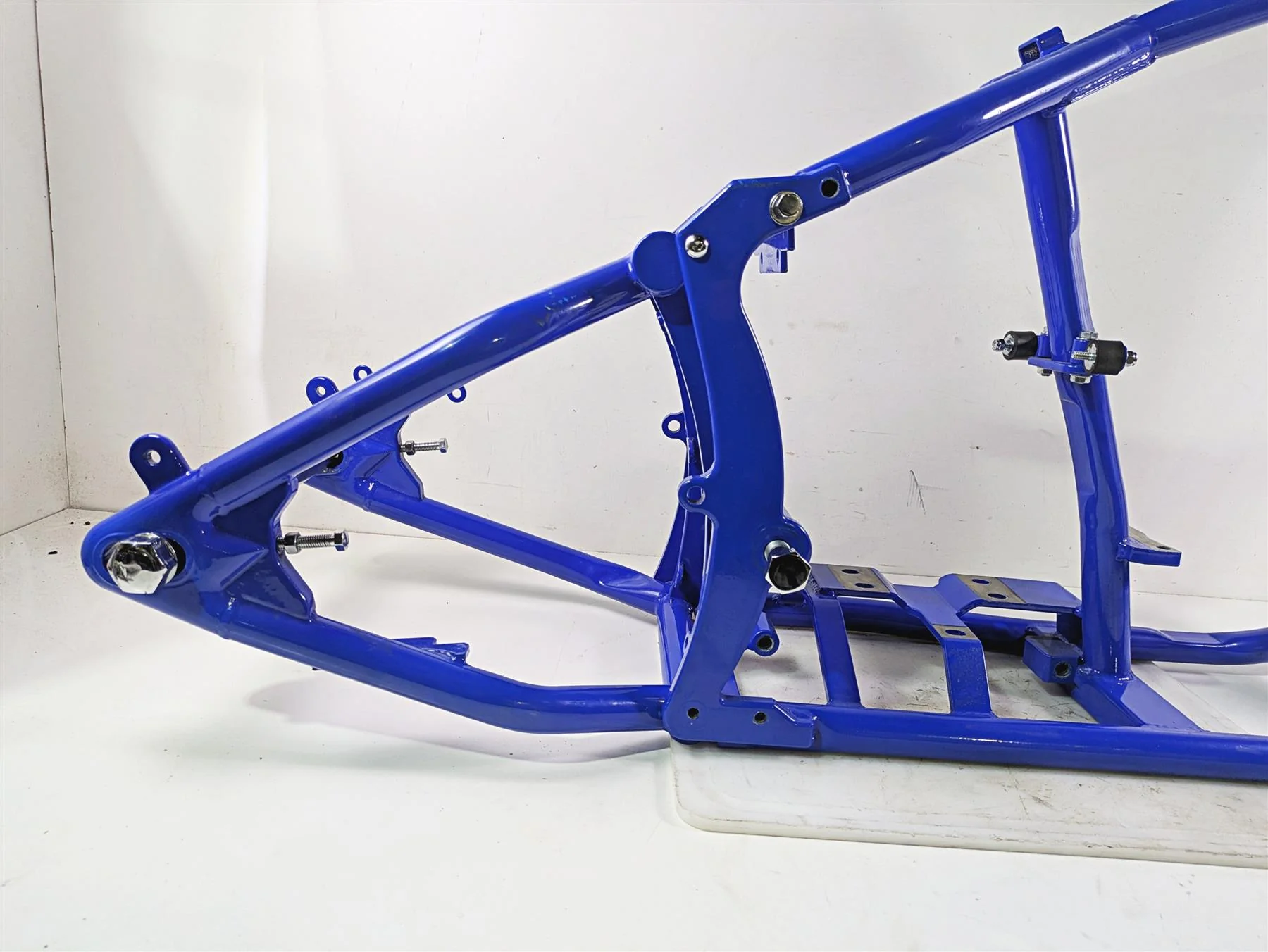 2008 Ultima Motorcycles Fat Bastard Straight Blue Main Frame Swingarm Set With Manufacturers Statement Of Origin - Image 4