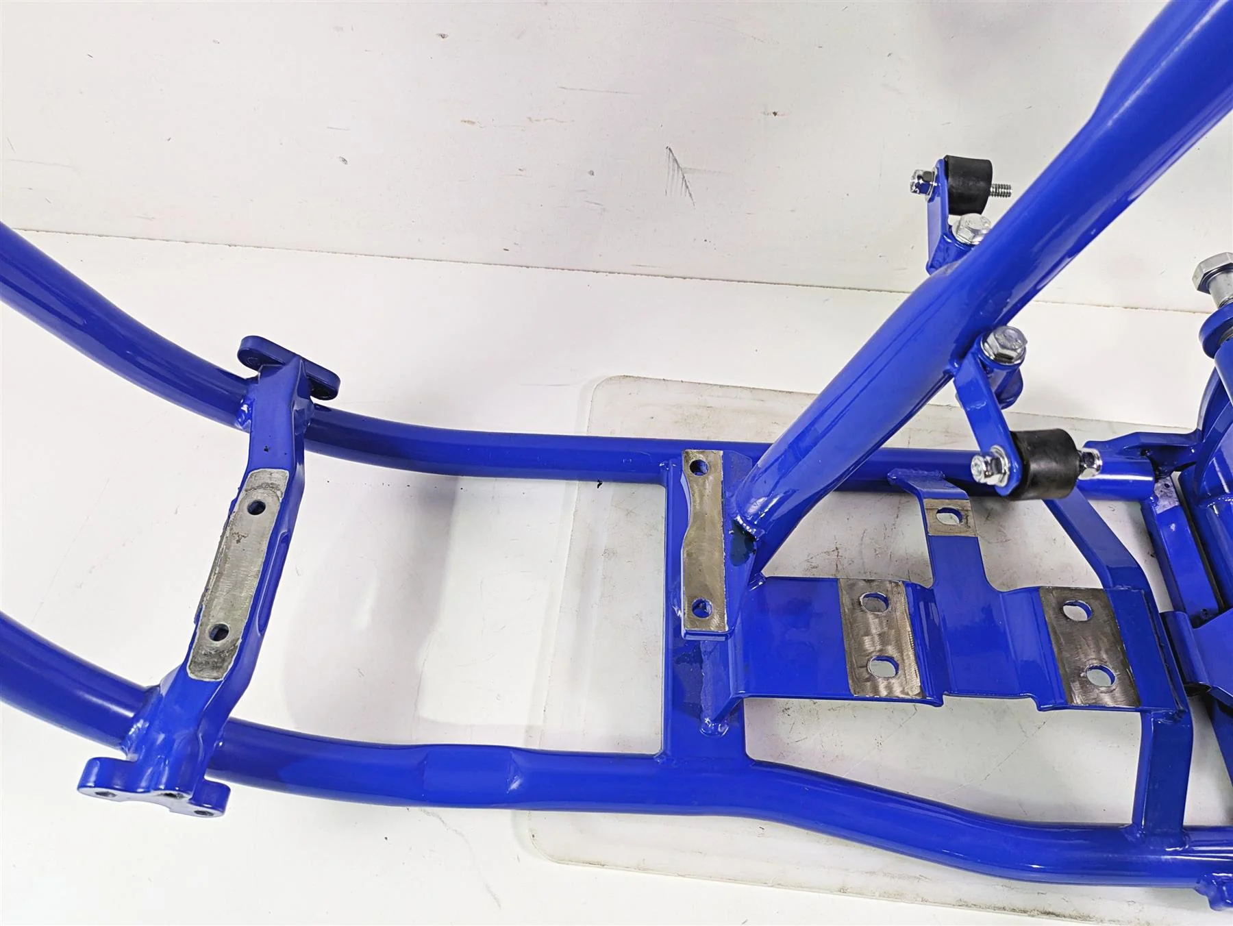 2008 Ultima Motorcycles Fat Bastard Straight Blue Main Frame Swingarm Set With Manufacturers Statement Of Origin - Image 7