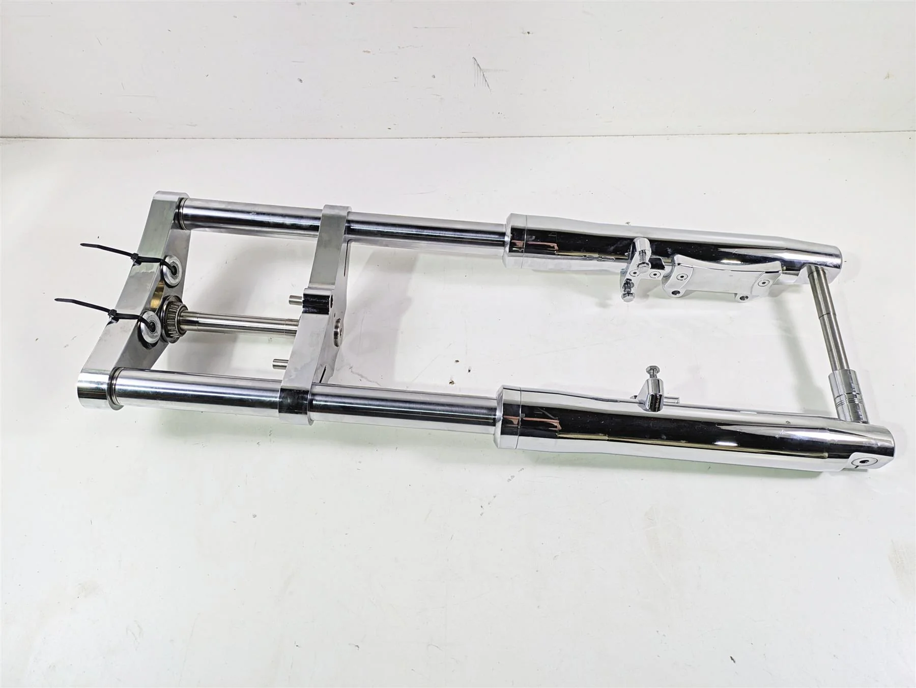 2008 Ultima Motorcycles Fat Bastard Straight Front End Forks Triple Tree Chrome