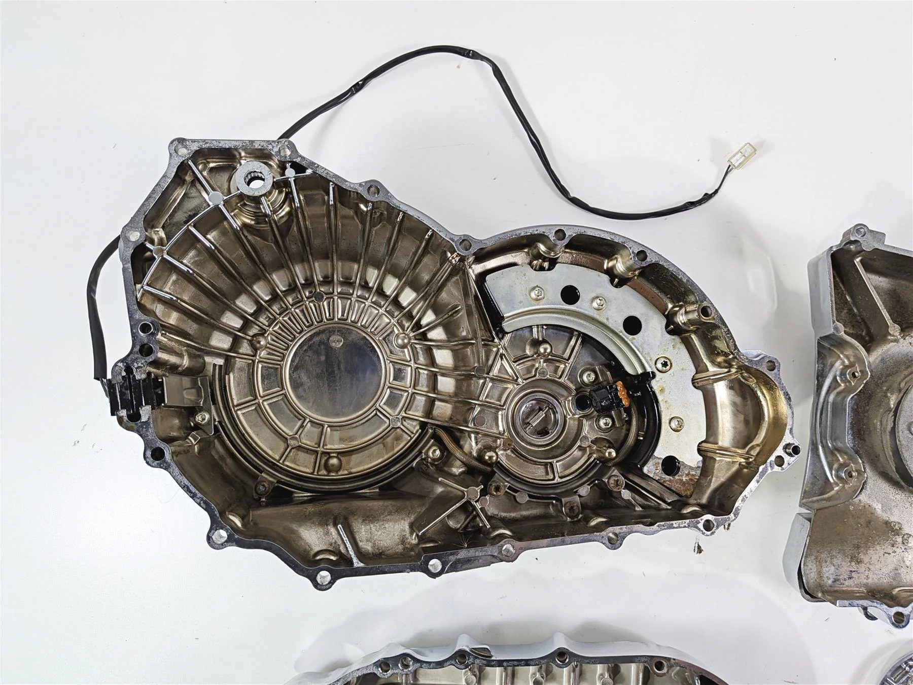 2008 Yamaha XV1900 Roadliner S Chrome Engine Motor Cover Set 1D7-15411-00 - Image 10