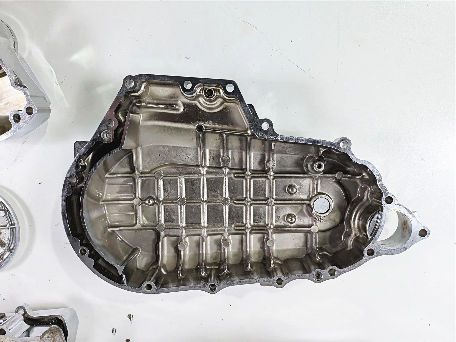 2008 Yamaha XV1900 Roadliner S Chrome Engine Motor Cover Set 1D7-15411-00 - Image 8