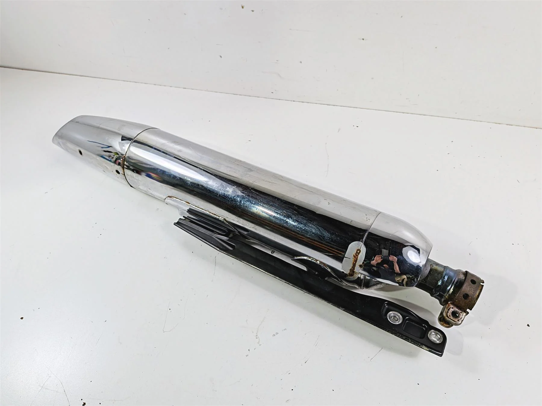 2008 Yamaha XV1900 Roadliner S Exhaust Muffler Silencer Read 1D7-14710-00-00 - Image 12