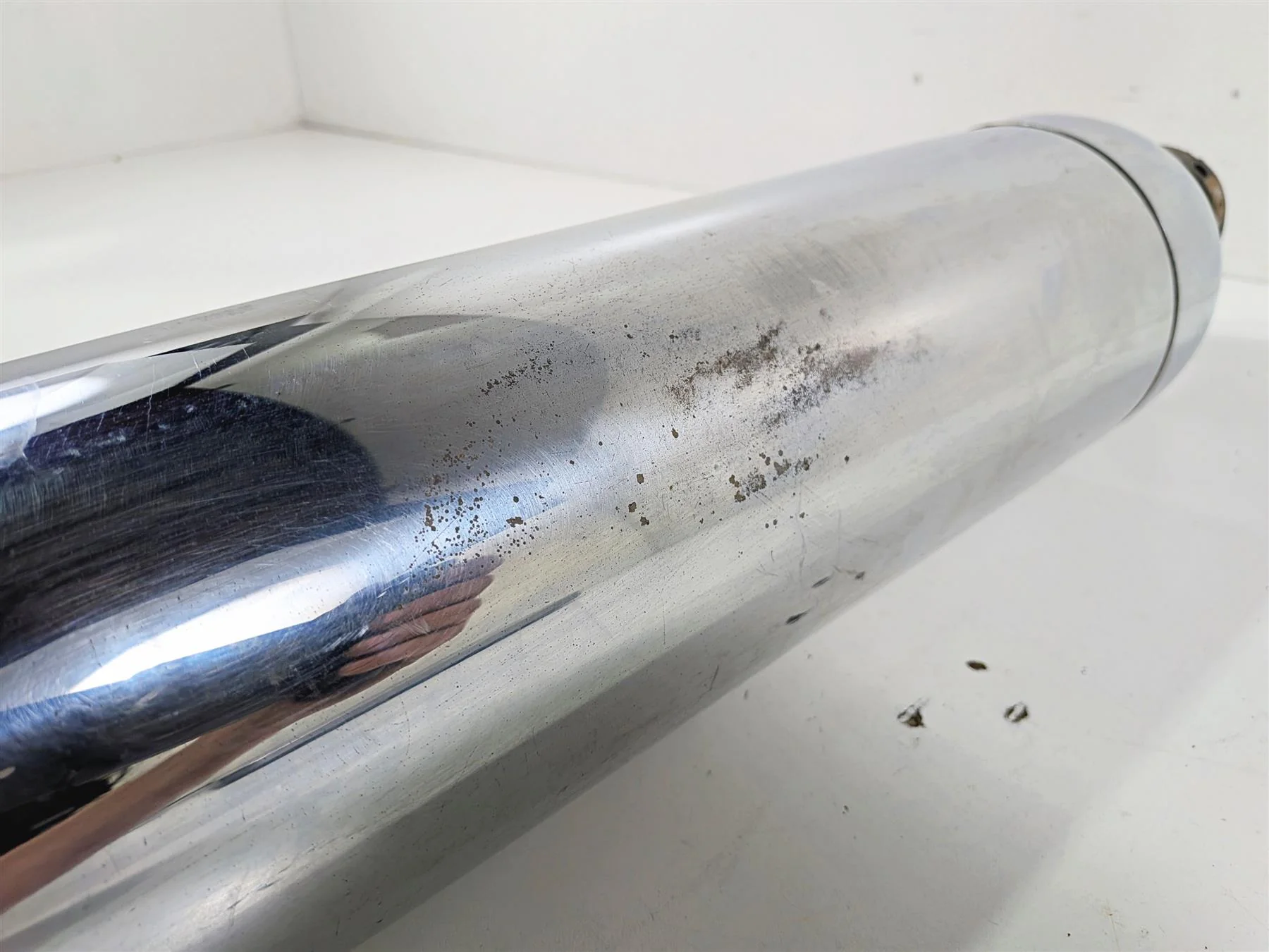 2008 Yamaha XV1900 Roadliner S Exhaust Muffler Silencer Read 1D7-14710-00-00 - Image 9