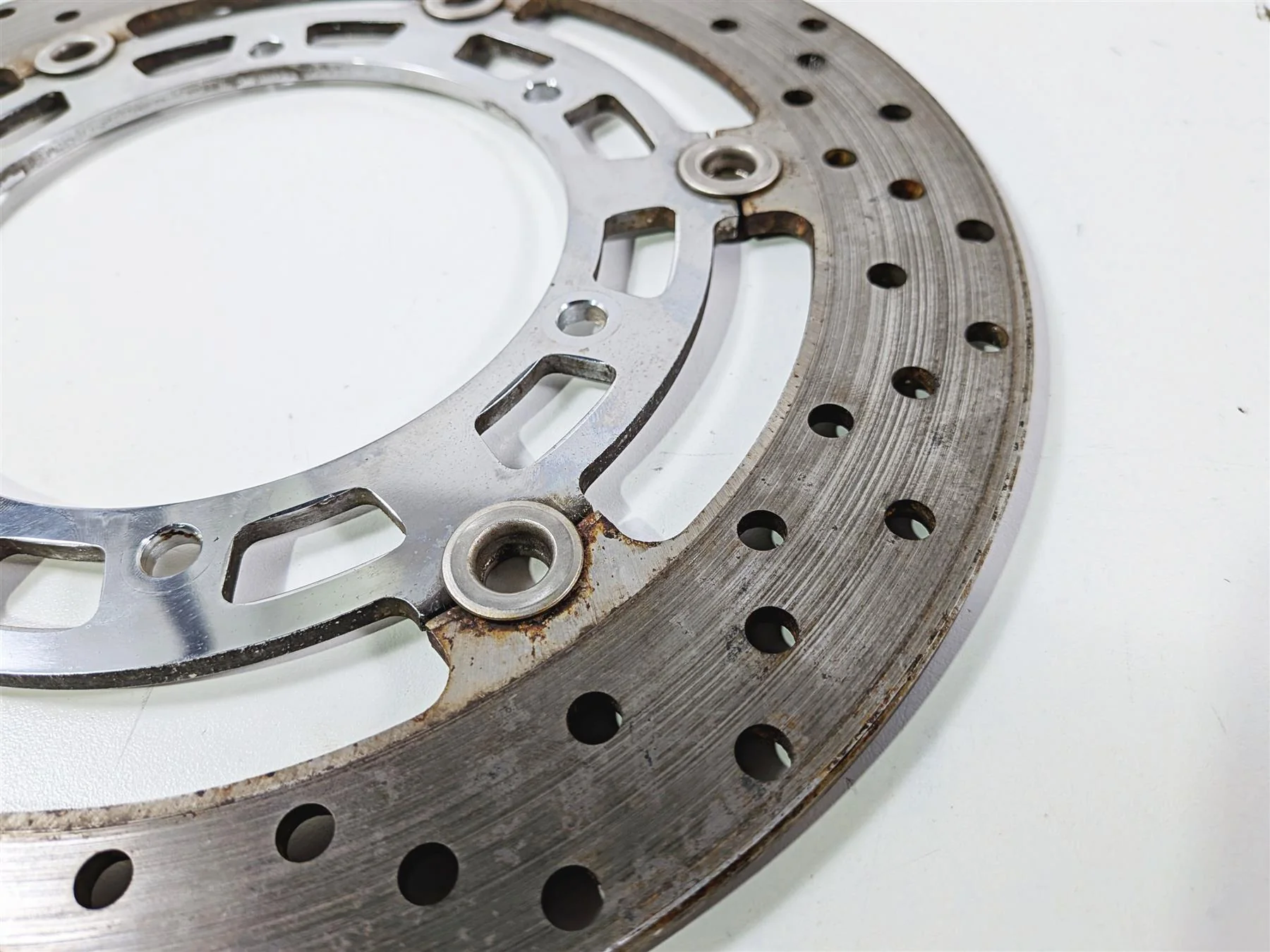2008 Yamaha XV1900 Roadliner S Front Brake Rotor Disc Set 1D7-2581T-00-00 - Image 8