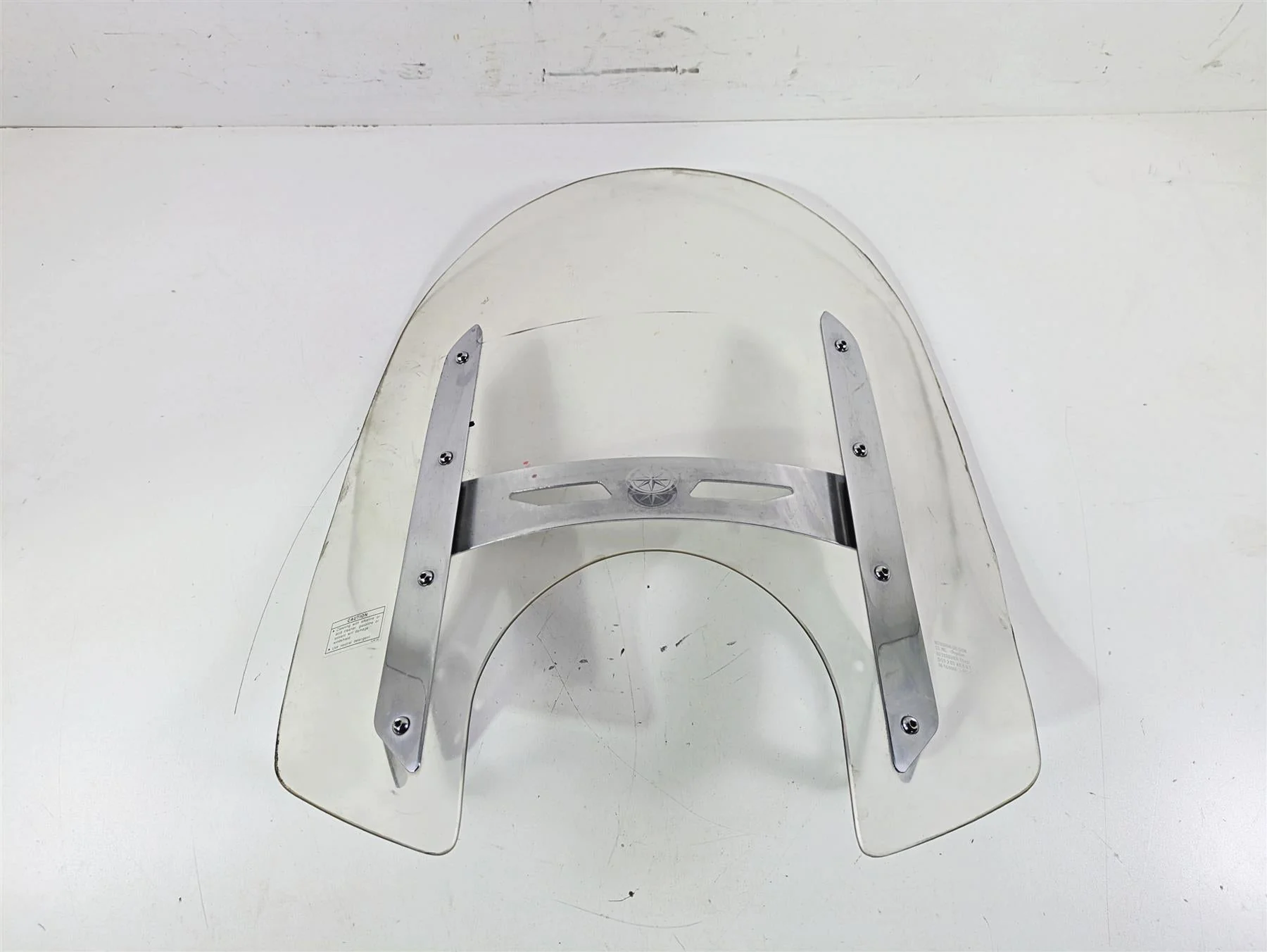 2008 Yamaha XVS1300 V-Star Tourer Wind Shield Screen & Mounts 3D8-F83H0-V0-00 - Image 5