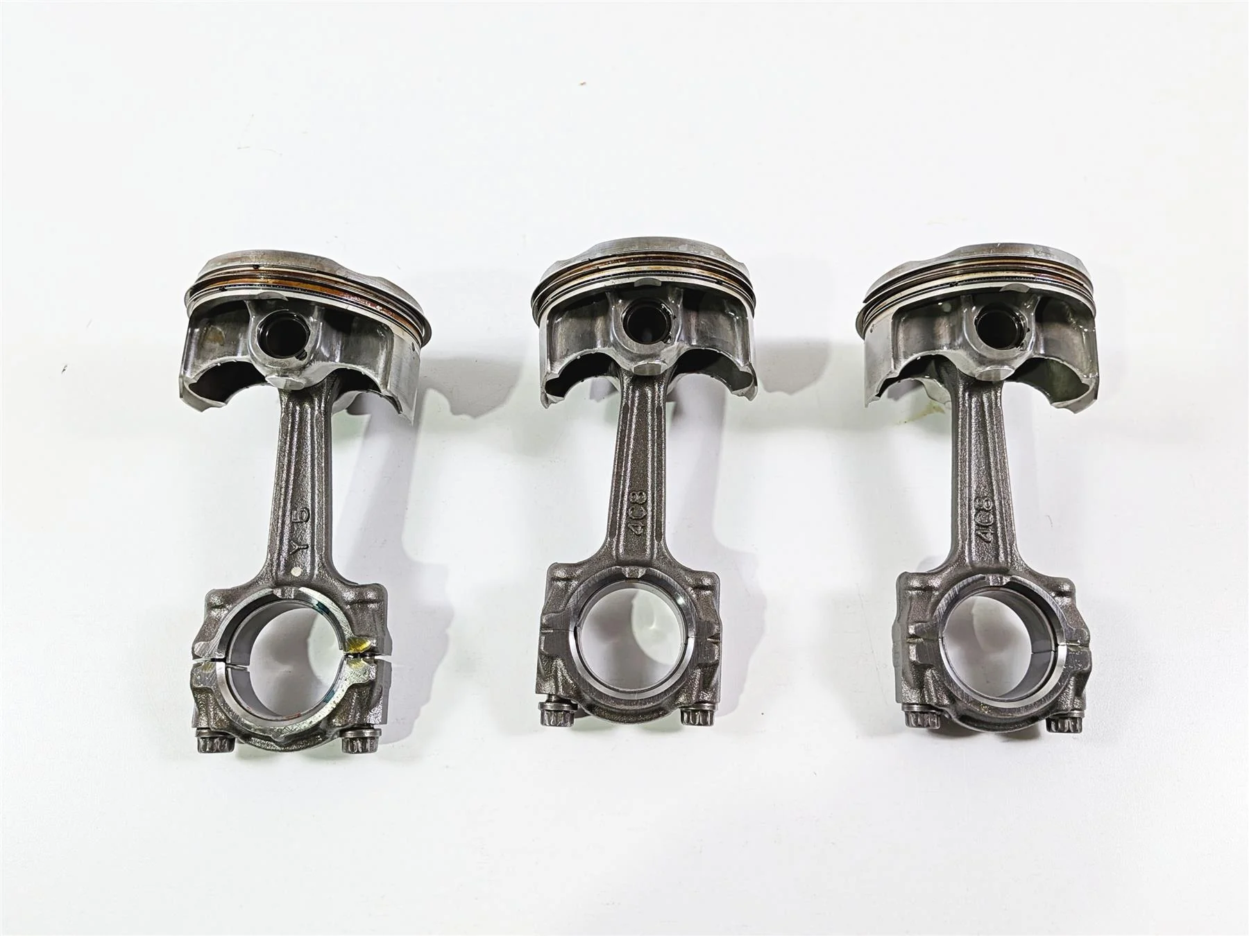2008 Yamaha YZF R1 RN19 3 Piston & Rod Set 4C8-11650-00-00 14B-11650-00-00 - Image 6