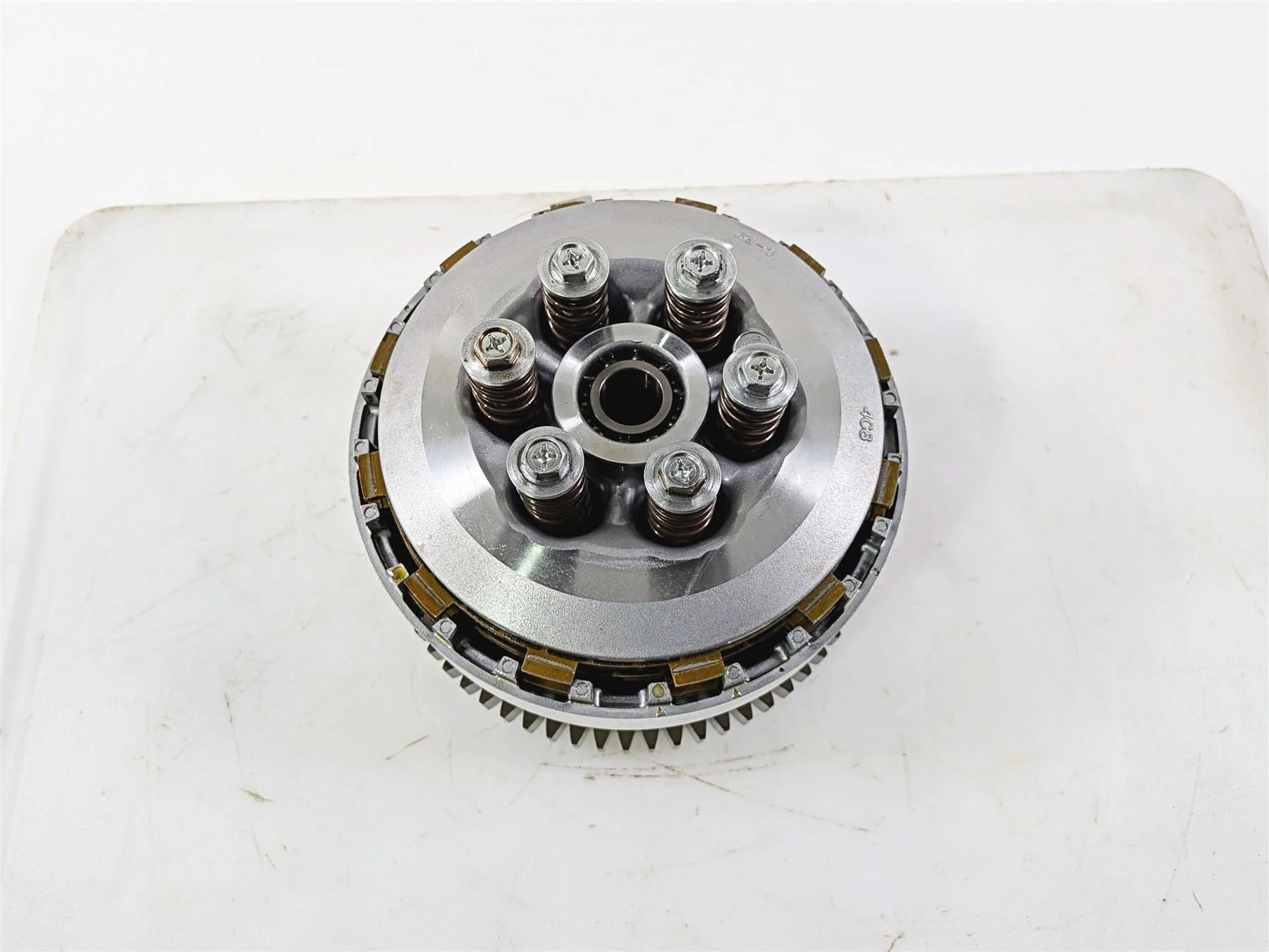 2008 Yamaha YZF R1 RN19 Clutch Basket & Friction Disc Set 4C8-16150-00-00 - Image 4