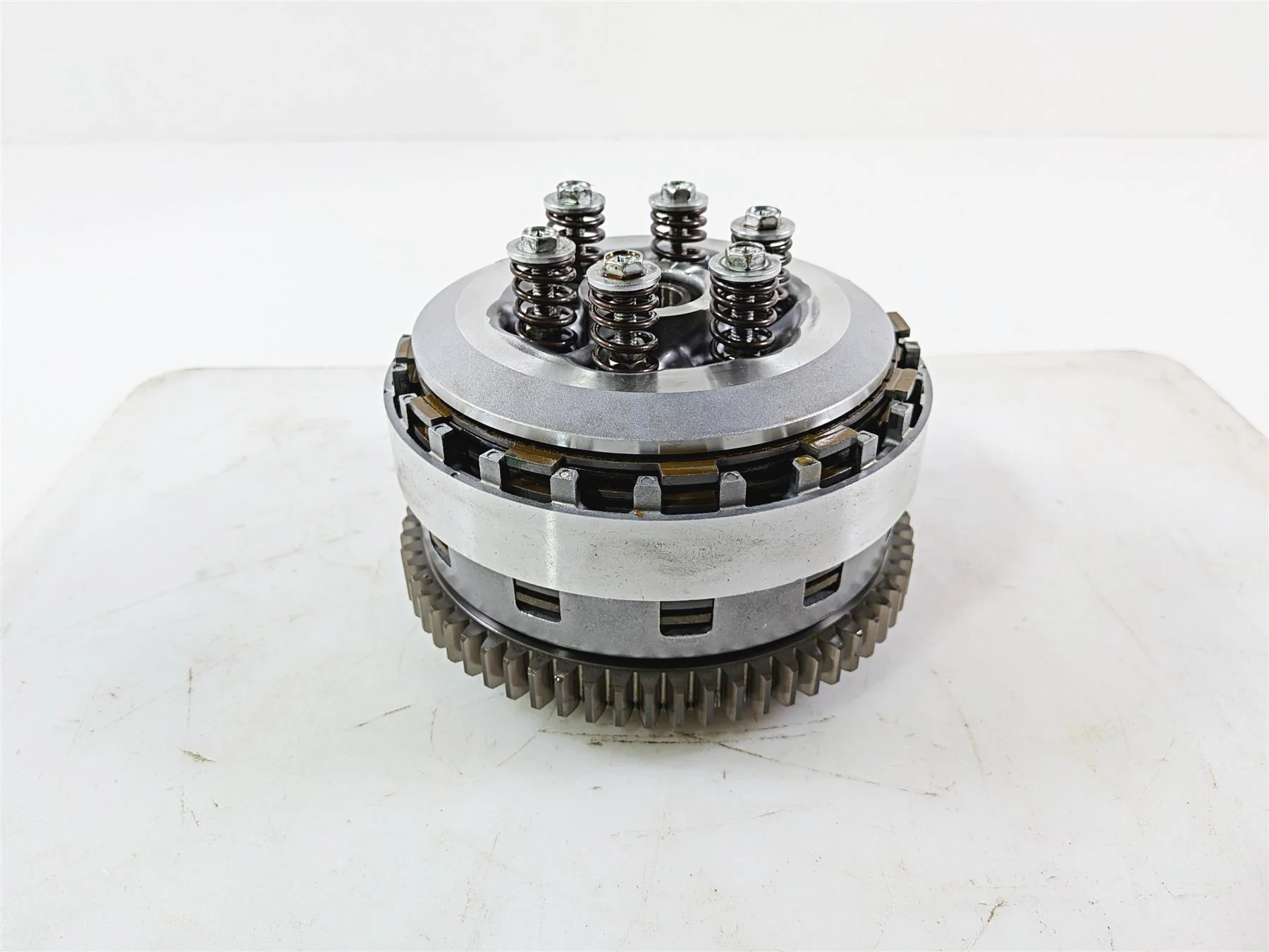 2008 Yamaha YZF R1 RN19 Clutch Basket & Friction Disc Set 4C8-16150-00-00 - Image 6