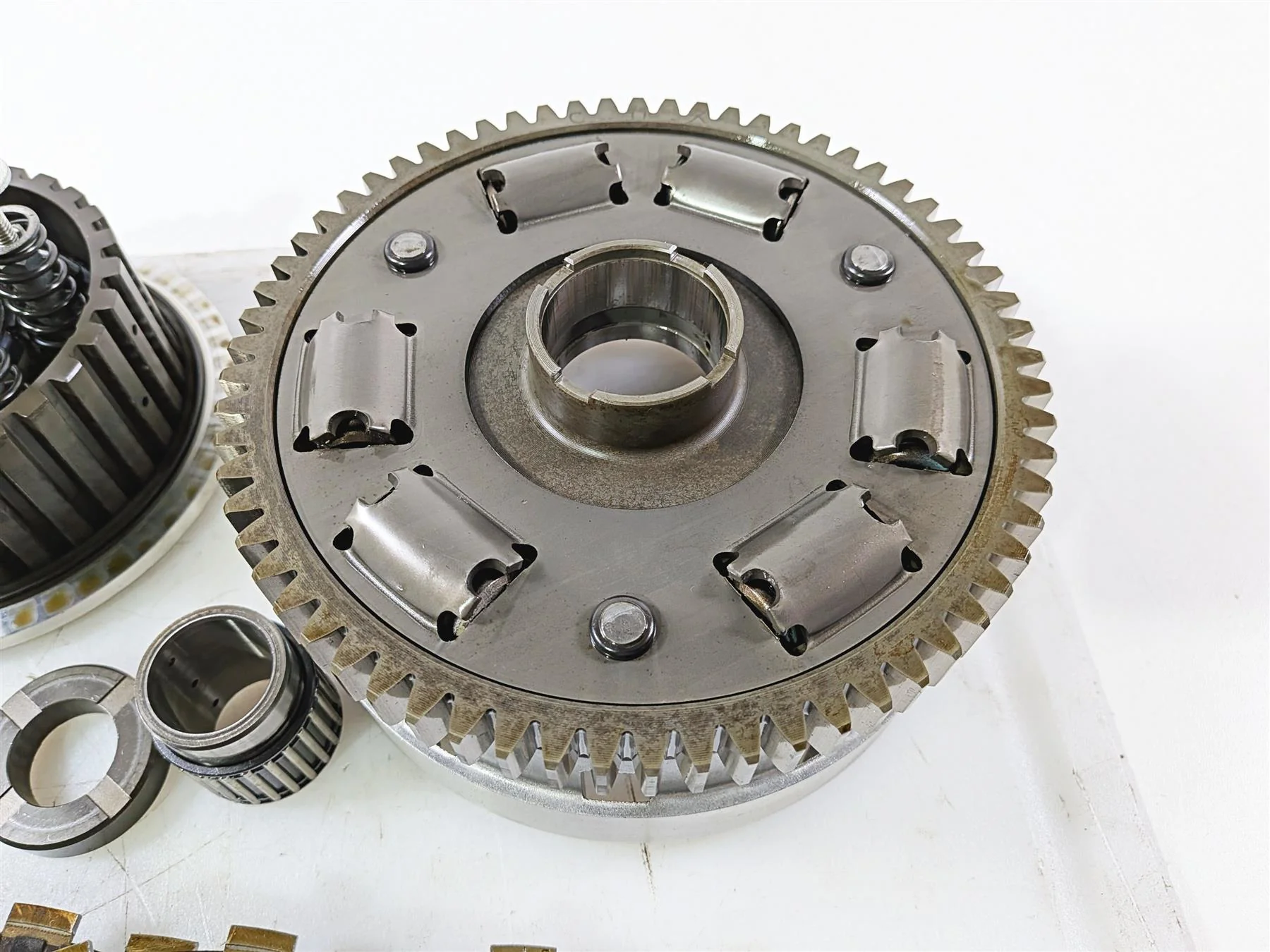2008 Yamaha YZF R1 RN19 Clutch Basket & Friction Disc Set 4C8-16150-00-00 - Image 7