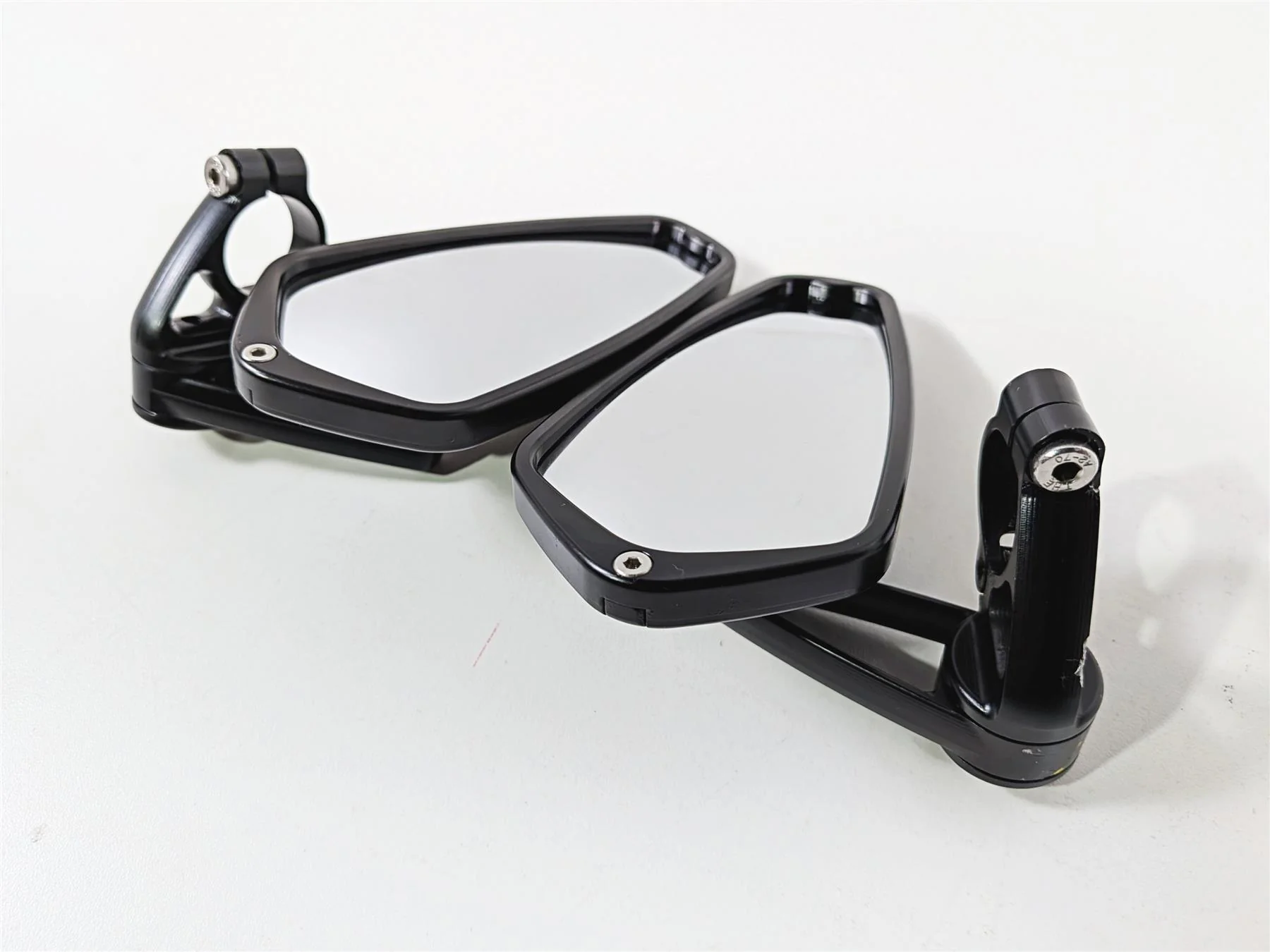 2008 Yamaha YZF R1 RN19 CRG Bar End Rear View Mirror Set Billet -READ AO-100 - Image 6