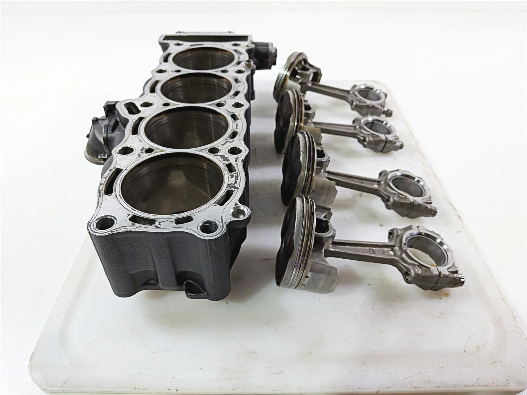 2008 Yamaha YZF R1 RN19 Cylinder Jugs Pistons - Running Engine 5VY-11311-10-00 - Image 13