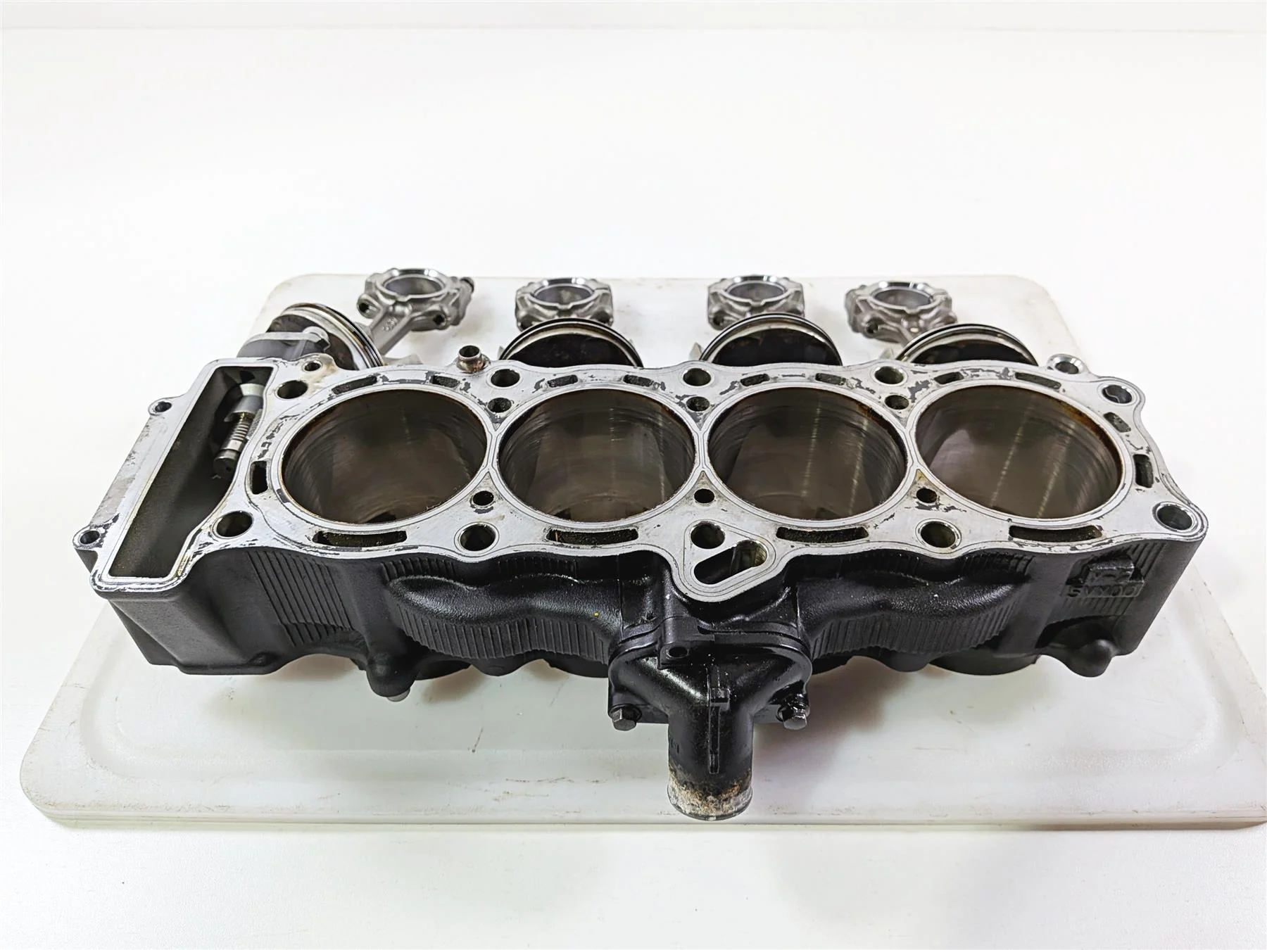 2008 Yamaha YZF R1 RN19 Cylinder Jugs Pistons - Running Engine 5VY-11311-10-00 - Image 14