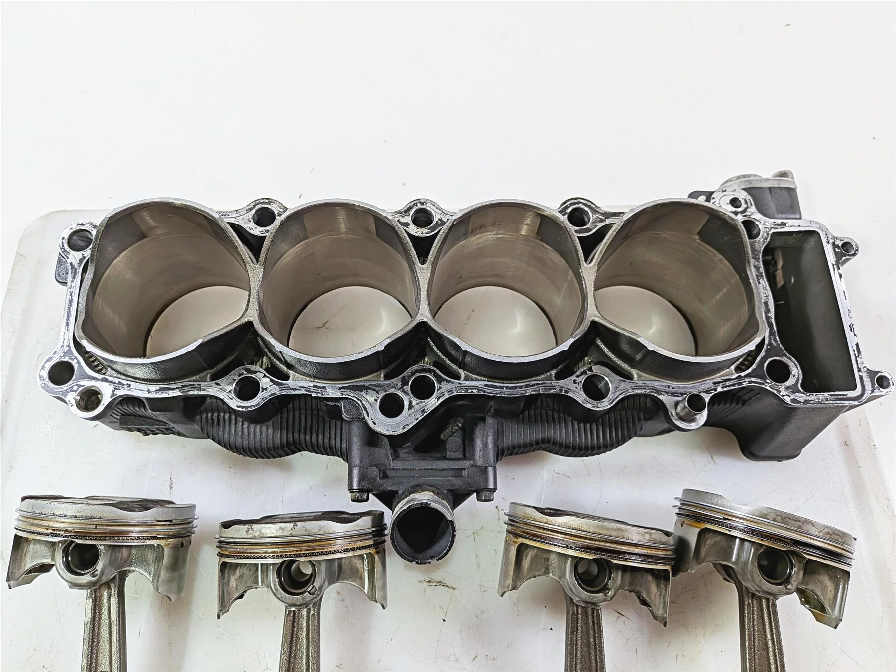 2008 Yamaha YZF R1 RN19 Cylinder Jugs Pistons - Running Engine 5VY-11311-10-00 - Image 18