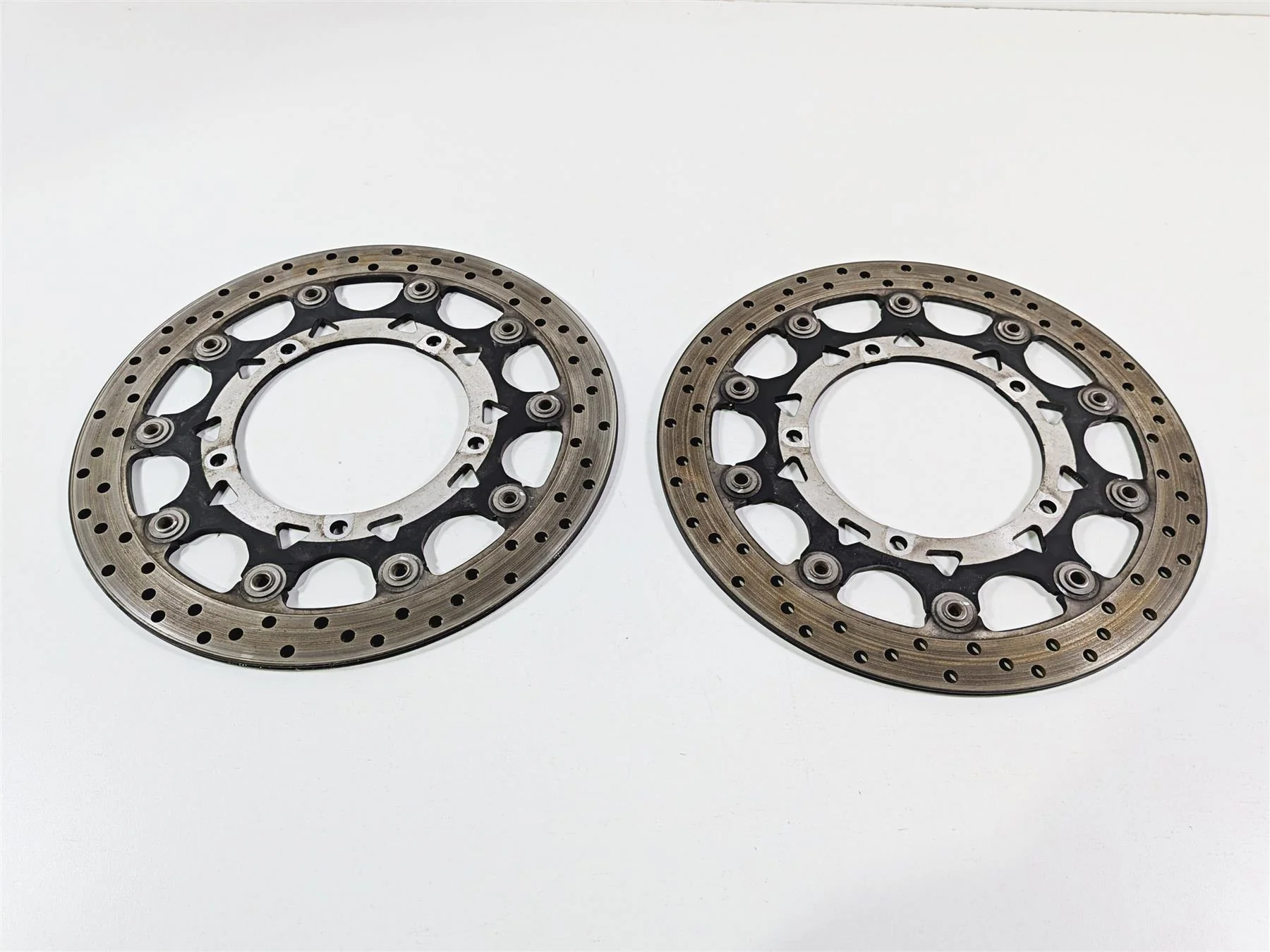 2008 Yamaha YZF R1 RN19 Front Brake Disc Rotor Set 4.9mm 4C8-2581T-00-00 - Image 4