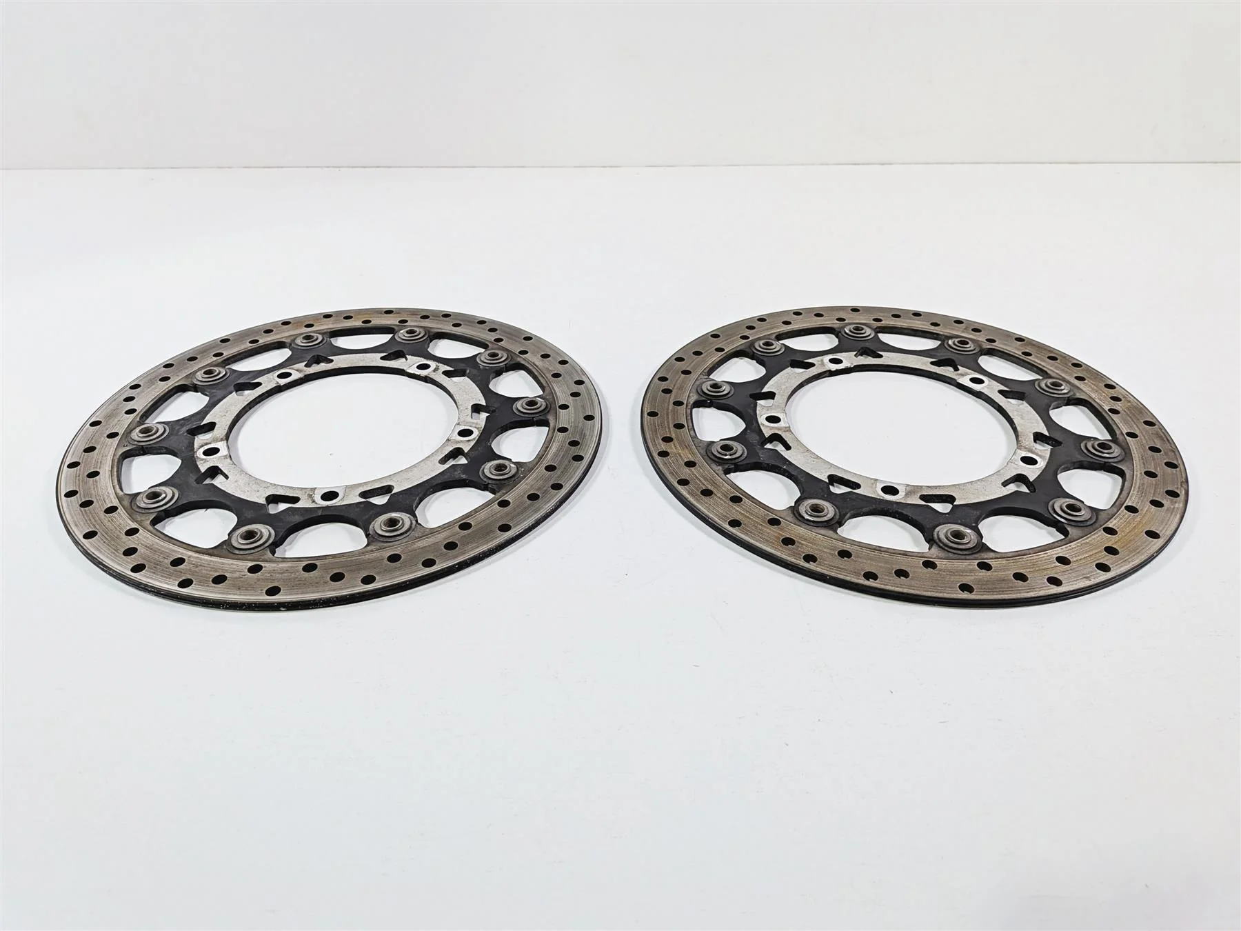 2008 Yamaha YZF R1 RN19 Front Brake Disc Rotor Set 4.9mm 4C8-2581T-00-00 - Image 5