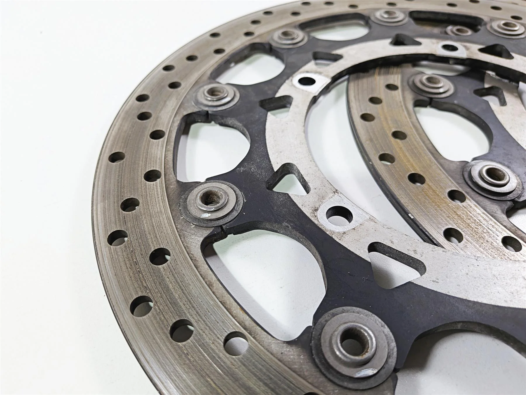 2008 Yamaha YZF R1 RN19 Front Brake Disc Rotor Set 4.9mm 4C8-2581T-00-00 - Image 9