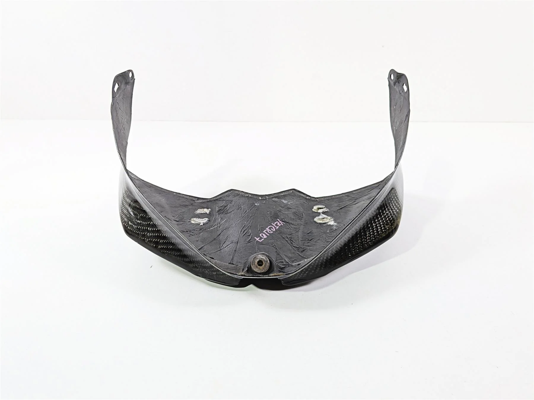 2008 Yamaha YZF R1 RN19 Front Fuel Gas Tank Carbon Fiber Cover - Image 5