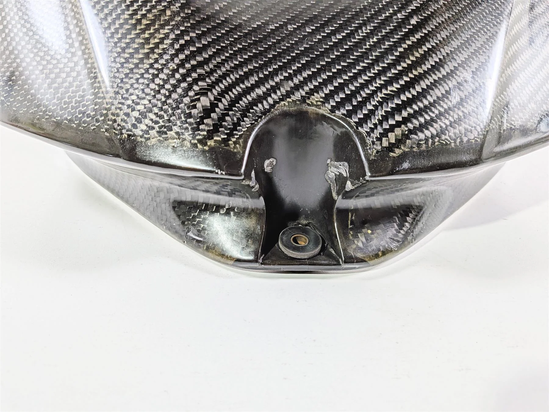 2008 Yamaha YZF R1 RN19 Front Fuel Gas Tank Carbon Fiber Cover - Image 7