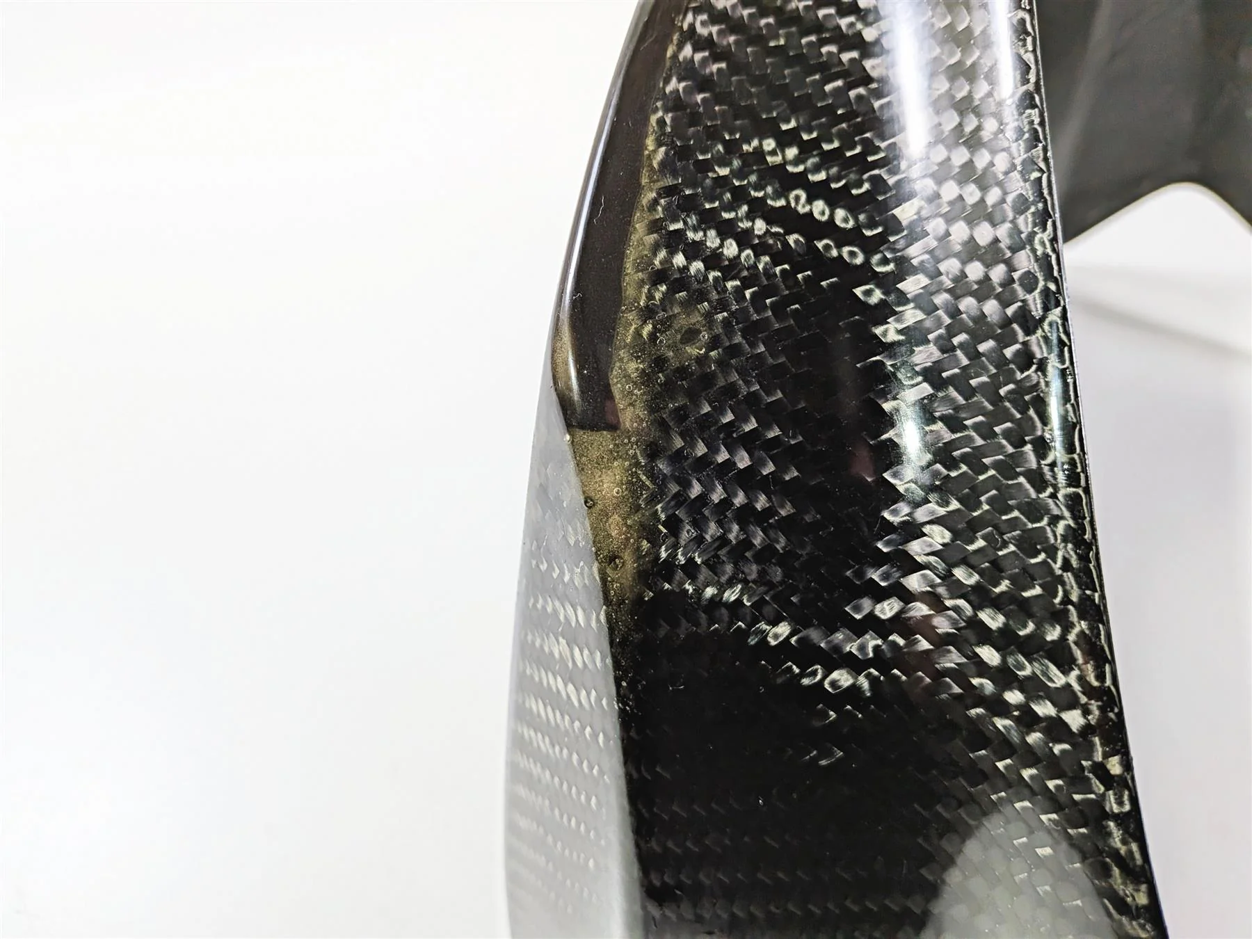 2008 Yamaha YZF R1 RN19 Front Fuel Gas Tank Carbon Fiber Cover - Image 9
