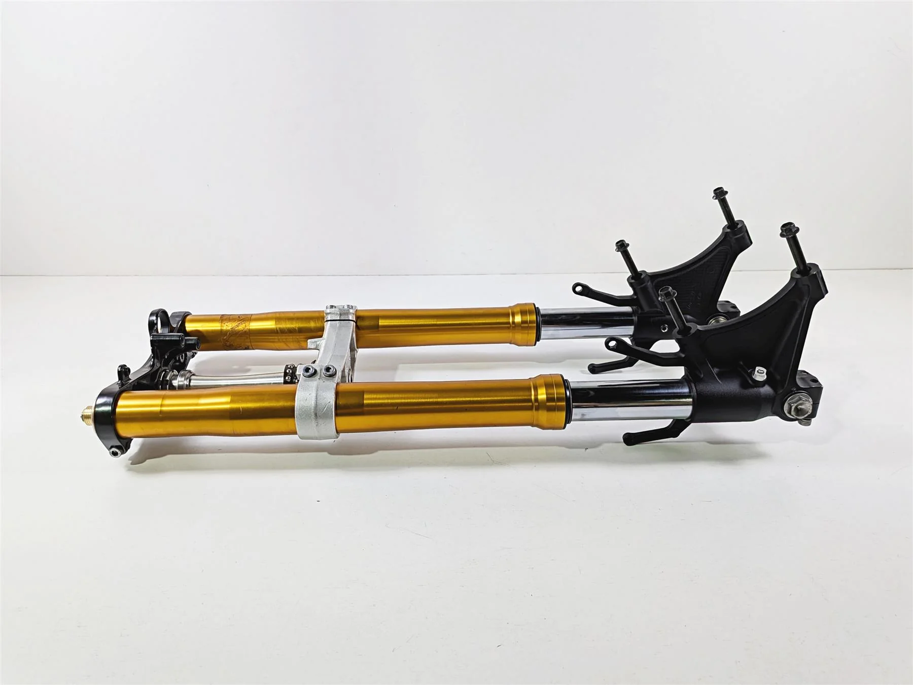 2008 Yamaha YZF R1 RN19 Gold Front Fork Leg Triple Tree Set 4C8-23102-00-00 - Image 2