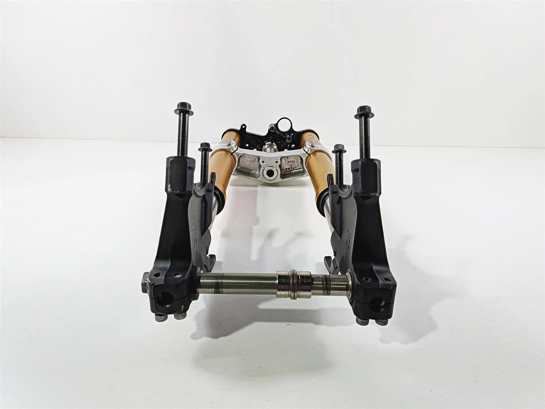 2008 Yamaha YZF R1 RN19 Gold Front Fork Leg Triple Tree Set 4C8-23102-00-00 - Image 6